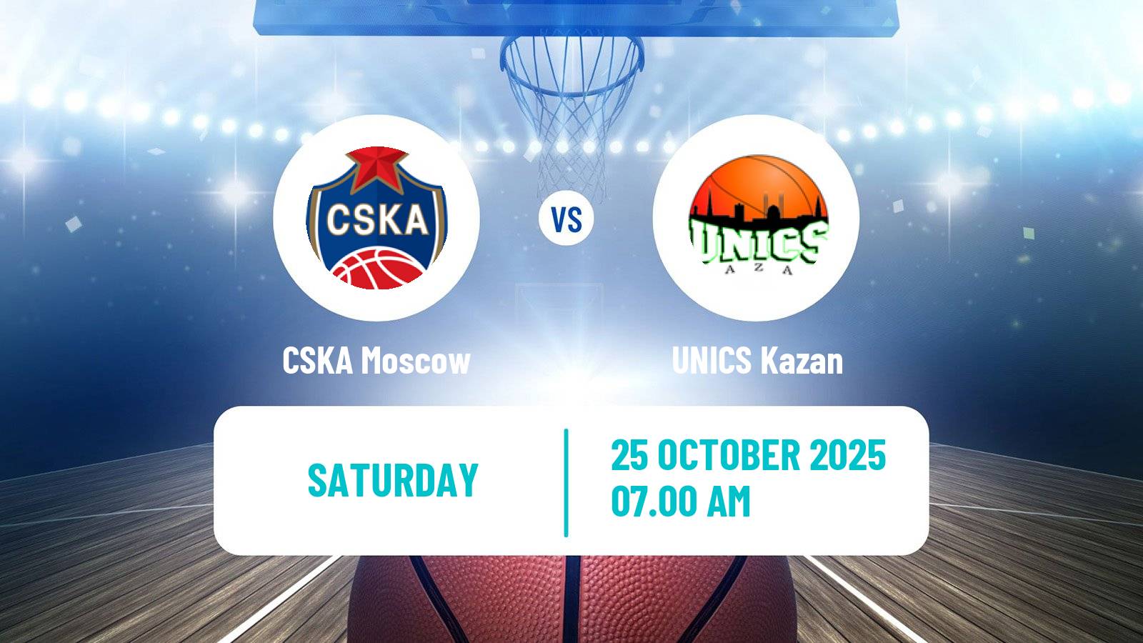 Basketball VTB United League CSKA Moscow - UNICS