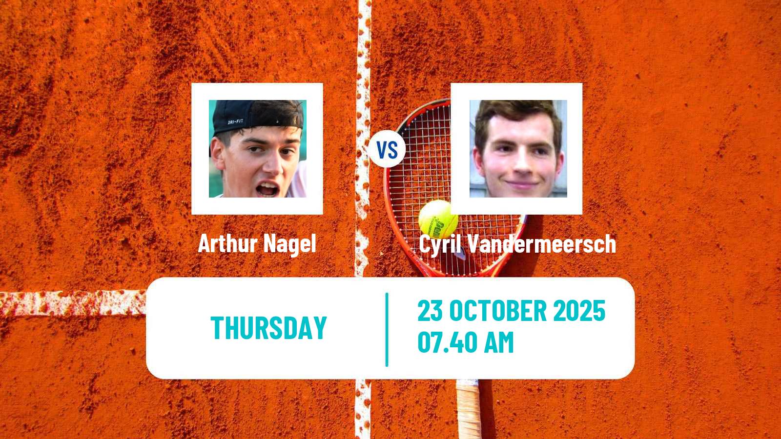 Tennis ITF M25 Sarreguemines Men Arthur Nagel - Cyril Vandermeersch
