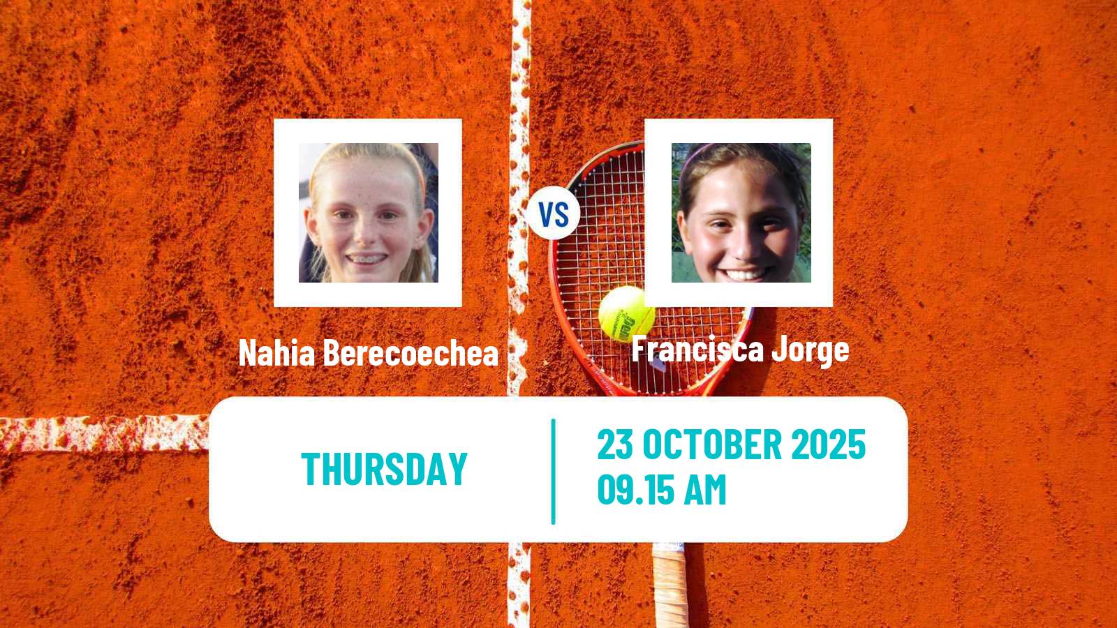 Tennis ITF W75 Poitiers Women Nahia Berecoechea - Francisca Jorge
