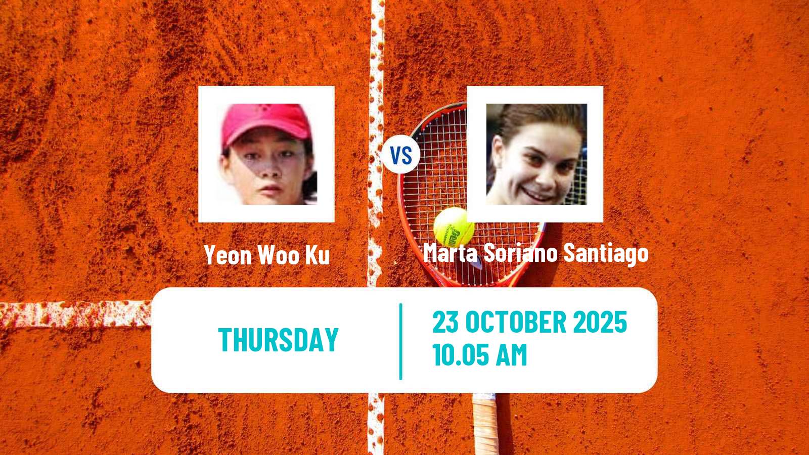 Tennis ITF W35 Lagos Women Yeon Woo Ku - Marta Soriano Santiago