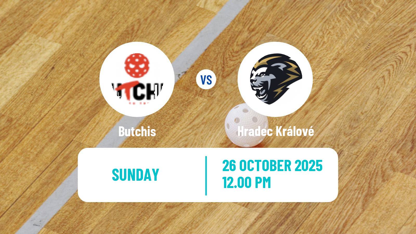 Floorball Czech 1 Liga Floorball Butchis - Hradec Králové