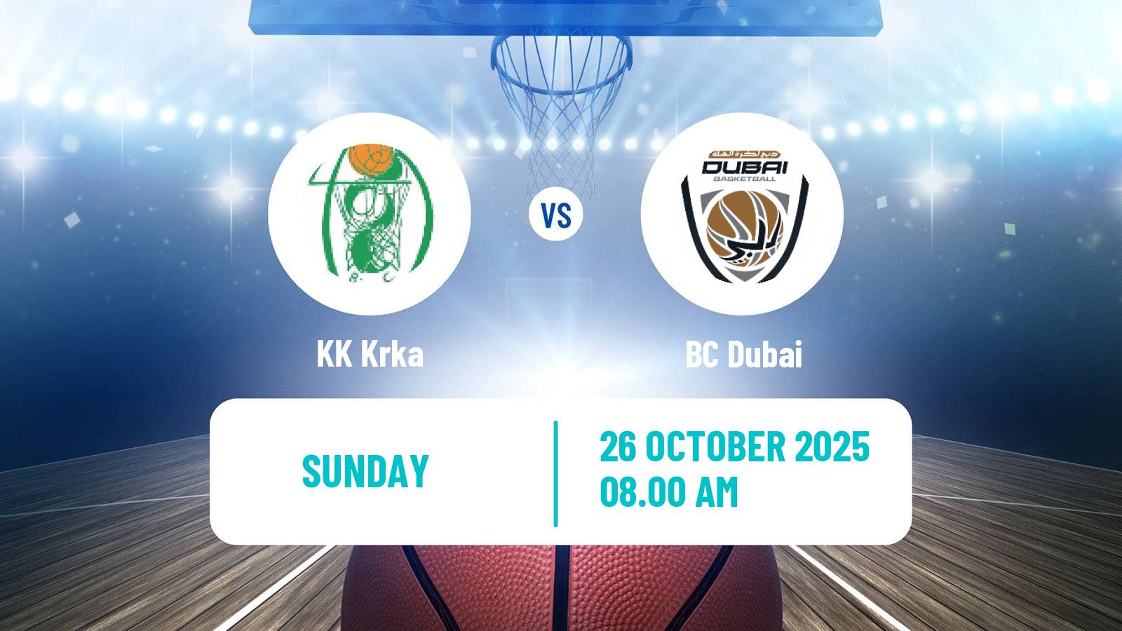 Basketball Adriatic League Krka - Dubai
