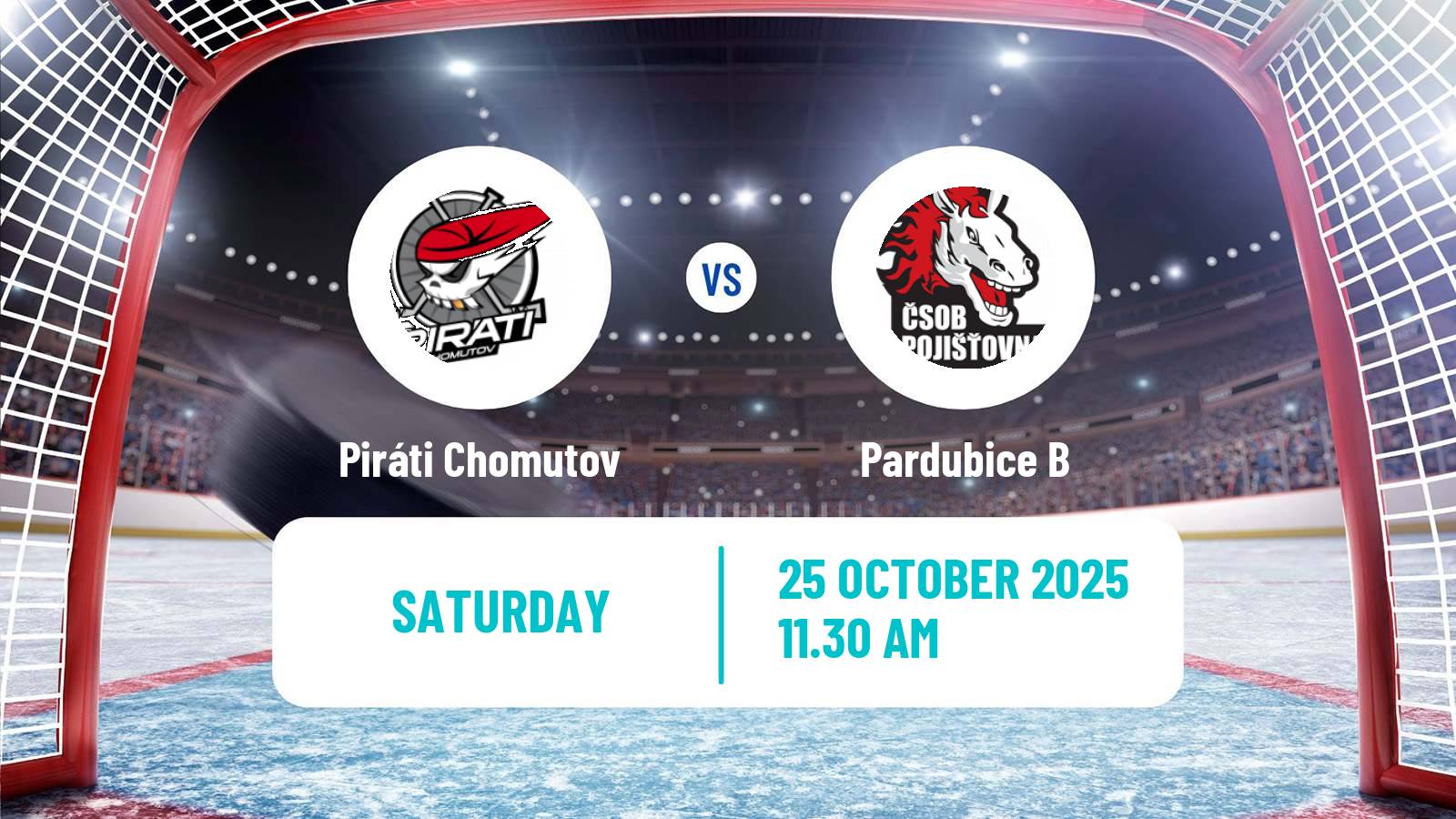 Hockey Czech Chance Liga Piráti Chomutov - Pardubice B