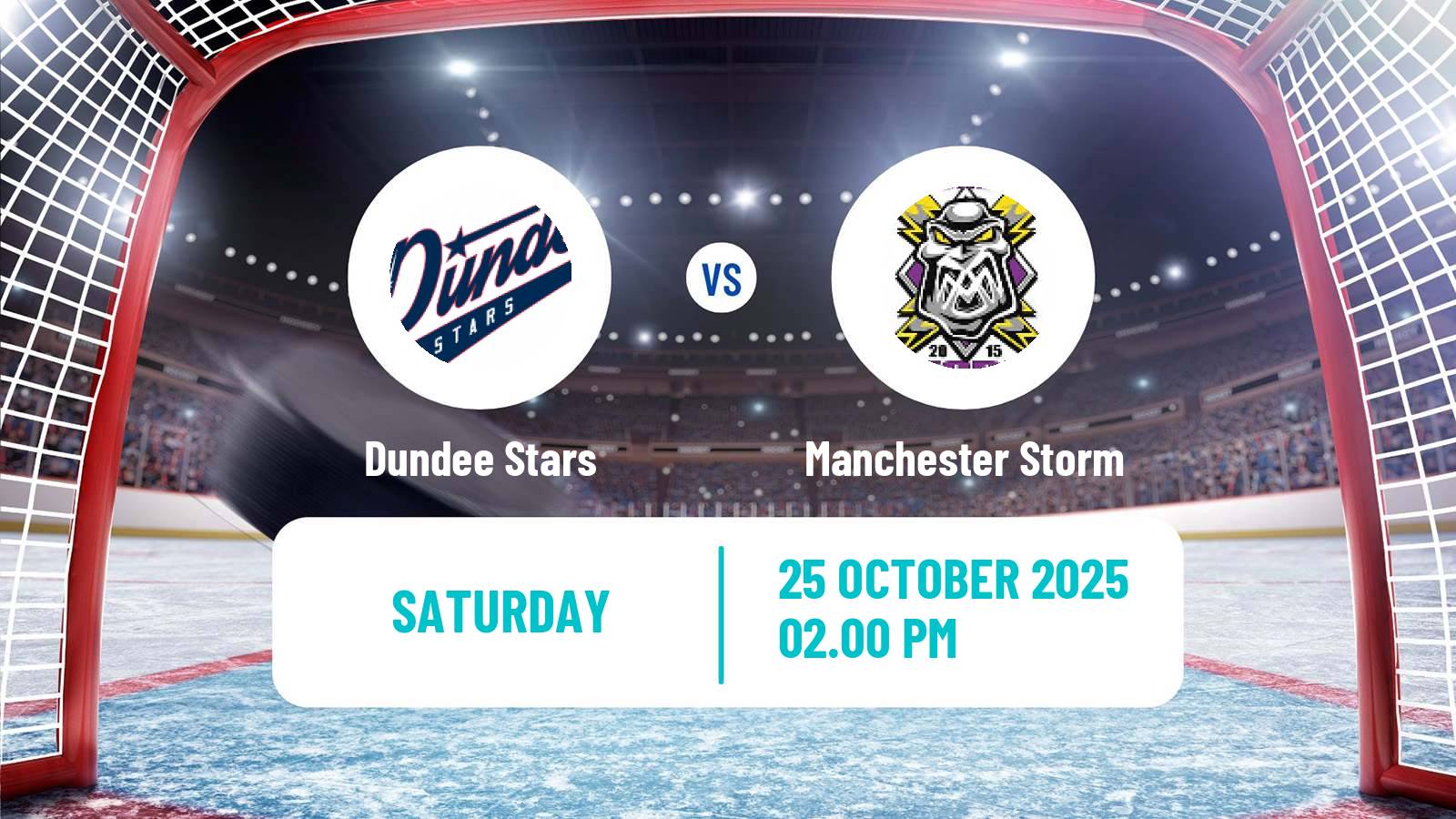 Hockey United Kingdom Elite League Dundee Stars - Manchester Storm