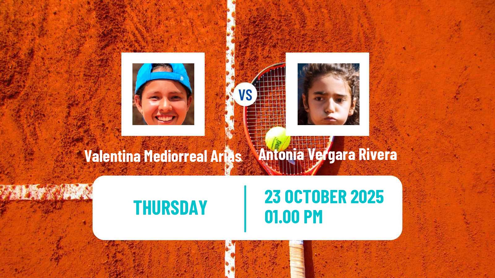 Tennis ITF W50 Ibague Women Valentina Mediorreal Arias - Antonia Vergara Rivera