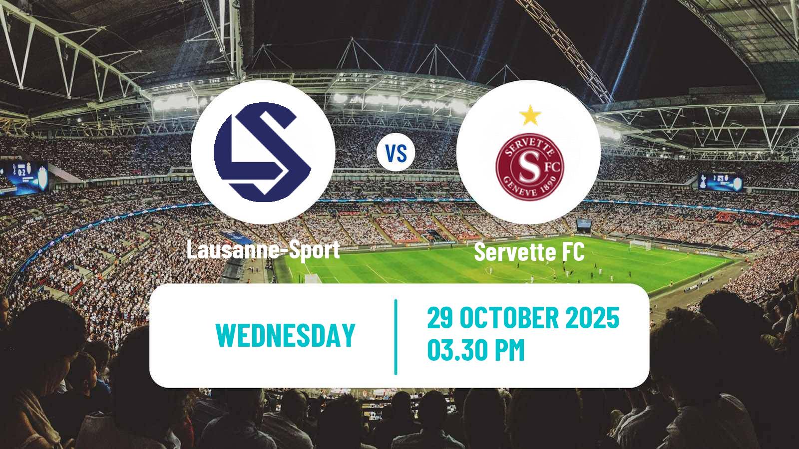 Football Swiss Super League Lausanne-Sport - Servette