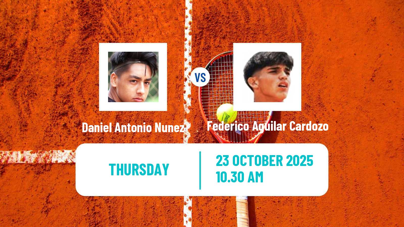 Tennis ITF M15 Santiago 6 Men Daniel Antonio Nunez - Federico Aguilar Cardozo