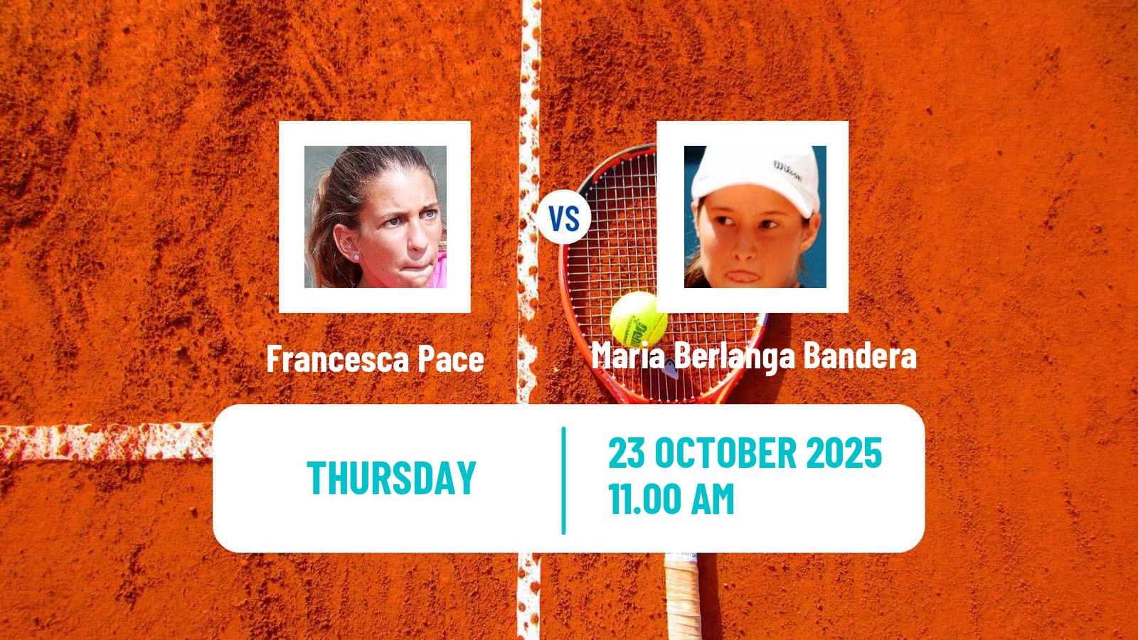Tennis ITF W35 Norman Ok Women Francesca Pace - Maria Berlanga Bandera