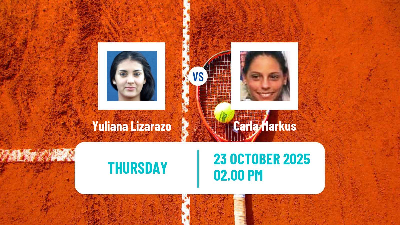 Tennis ITF W50 Ibague Women Yuliana Lizarazo - Carla Markus