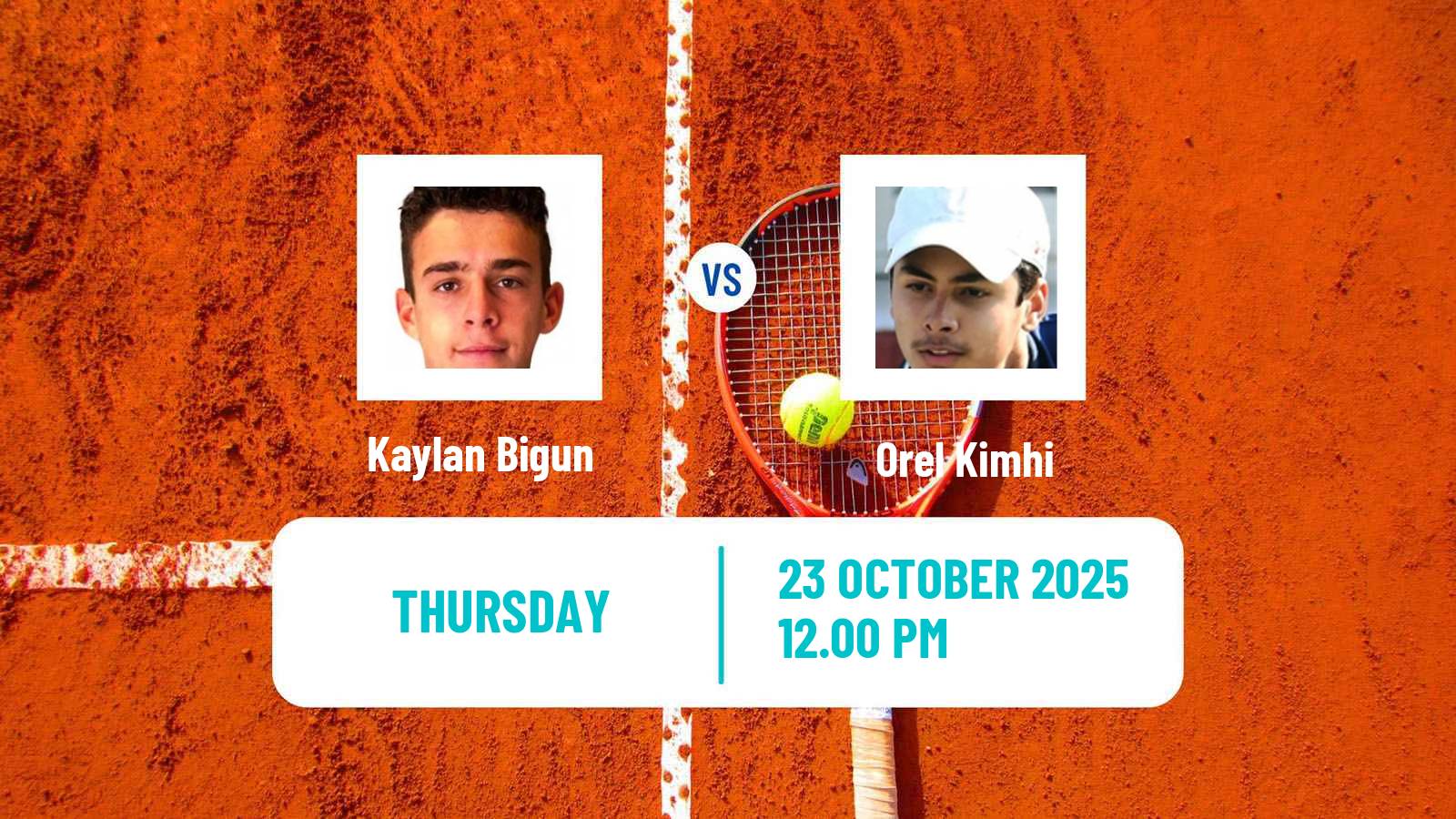 Tennis ITF M25 Norman Ok Men Kaylan Bigun - Orel Kimhi