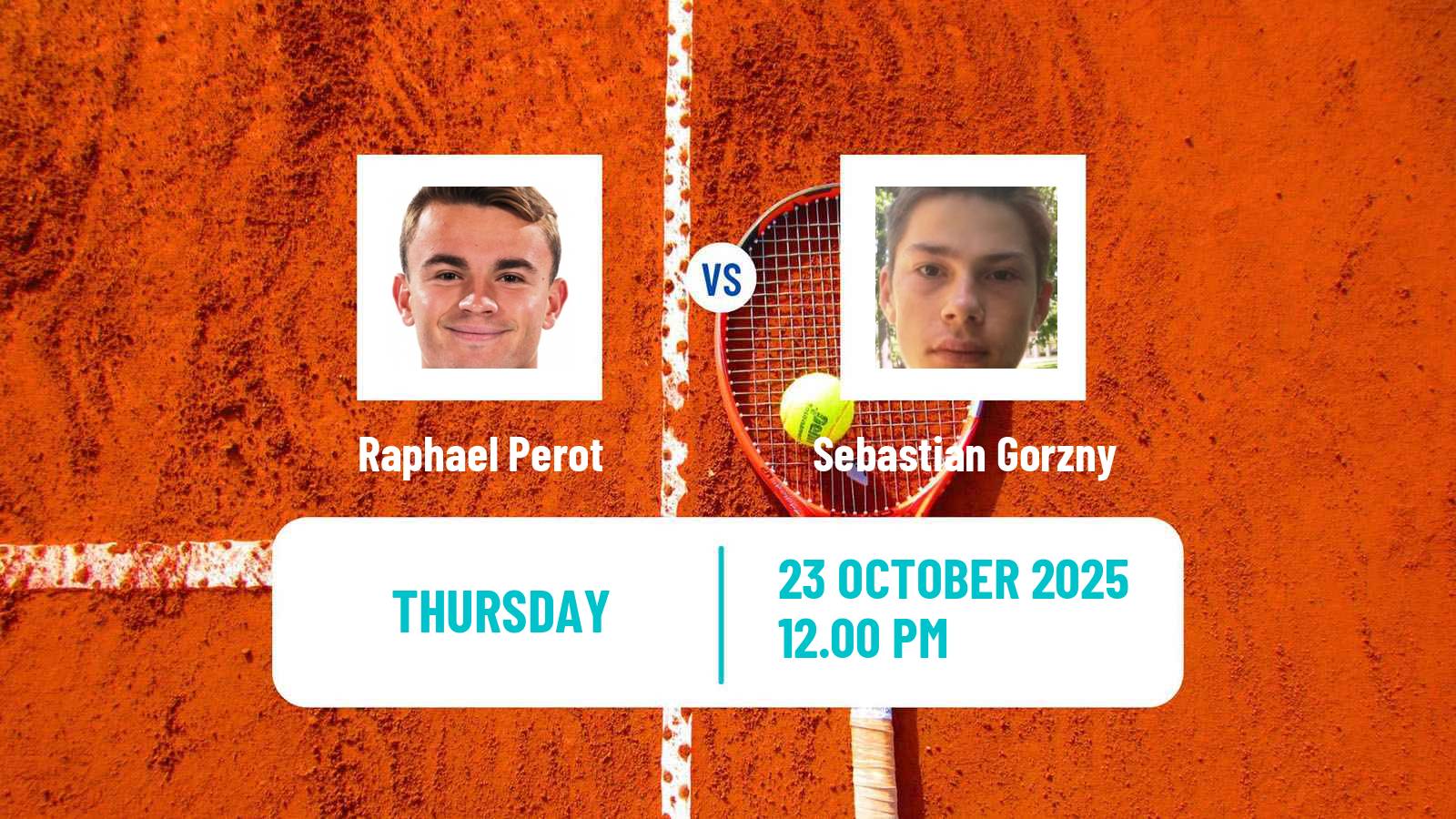 Tennis ITF M25 Norman Ok Men Raphael Perot - Sebastian Gorzny
