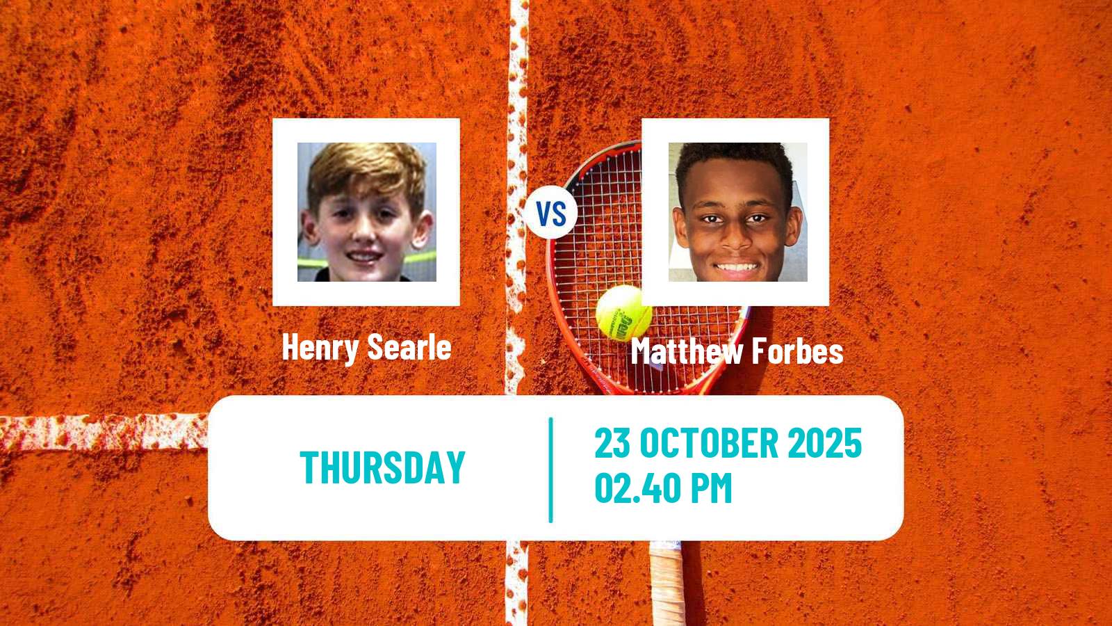 Tennis ITF M25 Norman Ok Men Henry Searle - Matthew Forbes