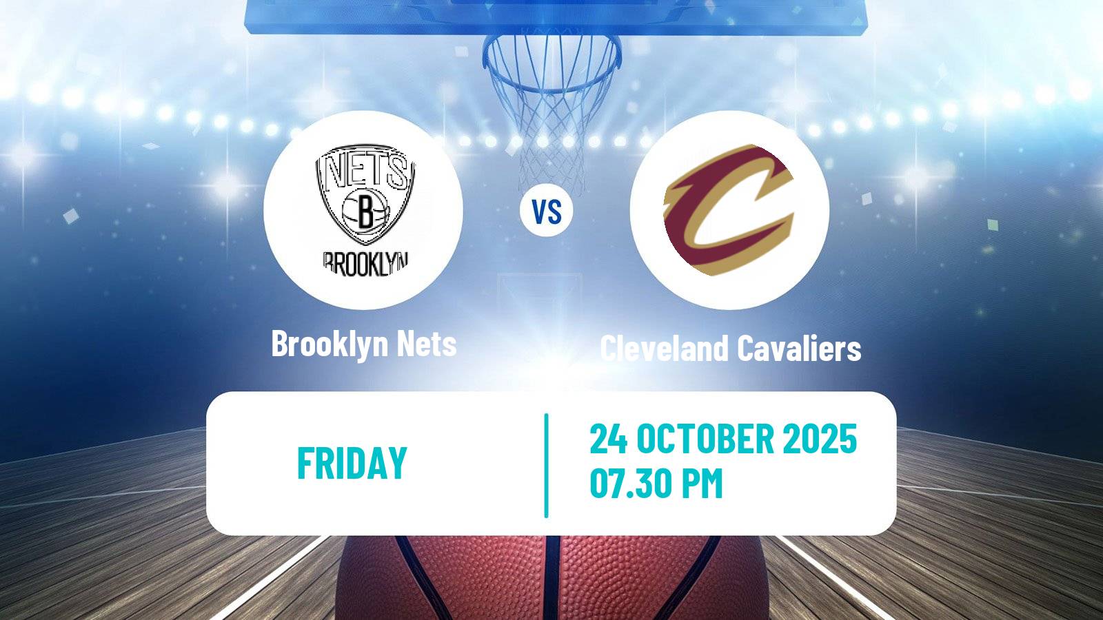 Basketball NBA Brooklyn Nets - Cleveland Cavaliers