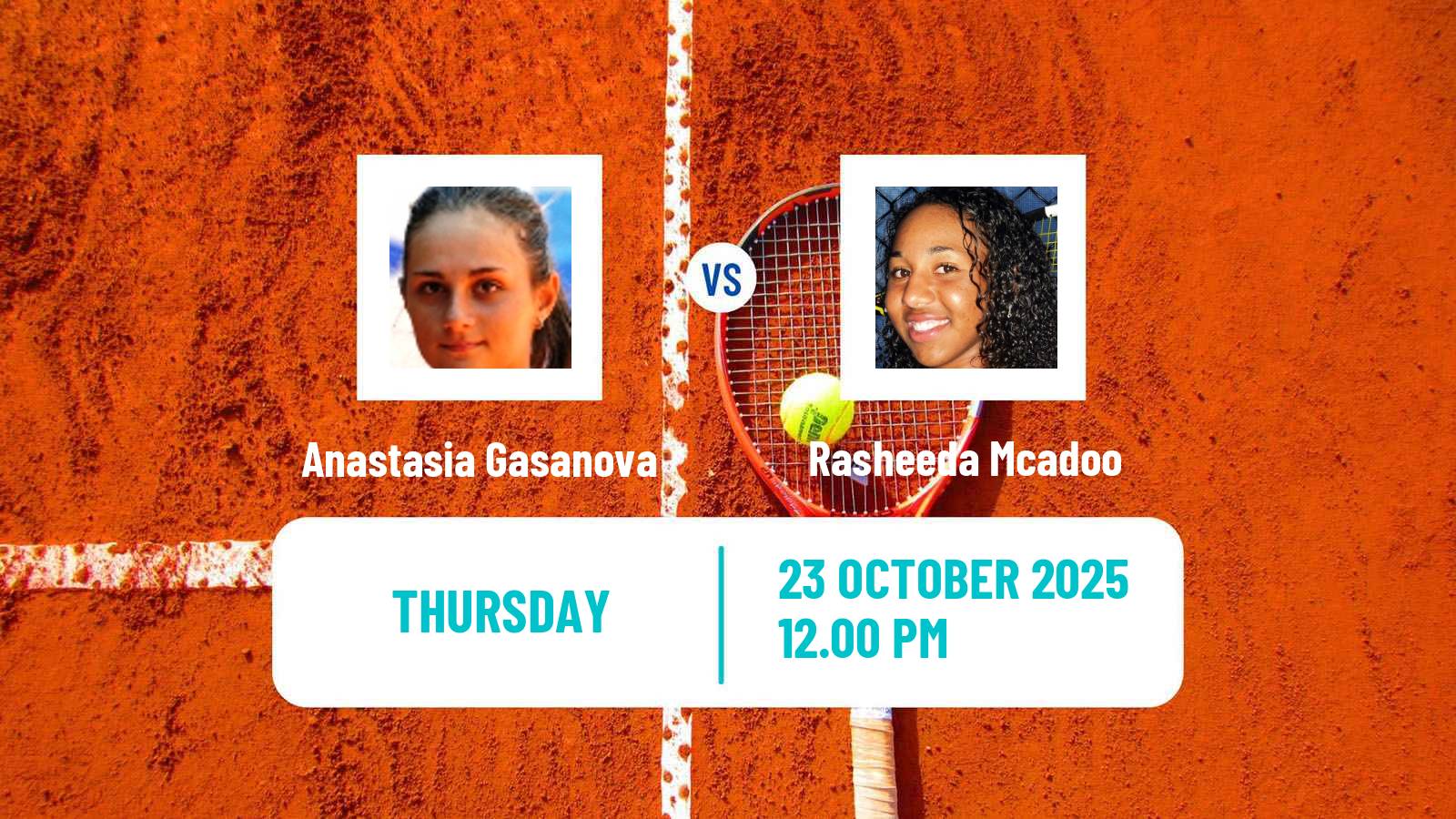 Tennis ITF W100 Tyler Tx Women Anastasia Gasanova - Rasheeda Mcadoo