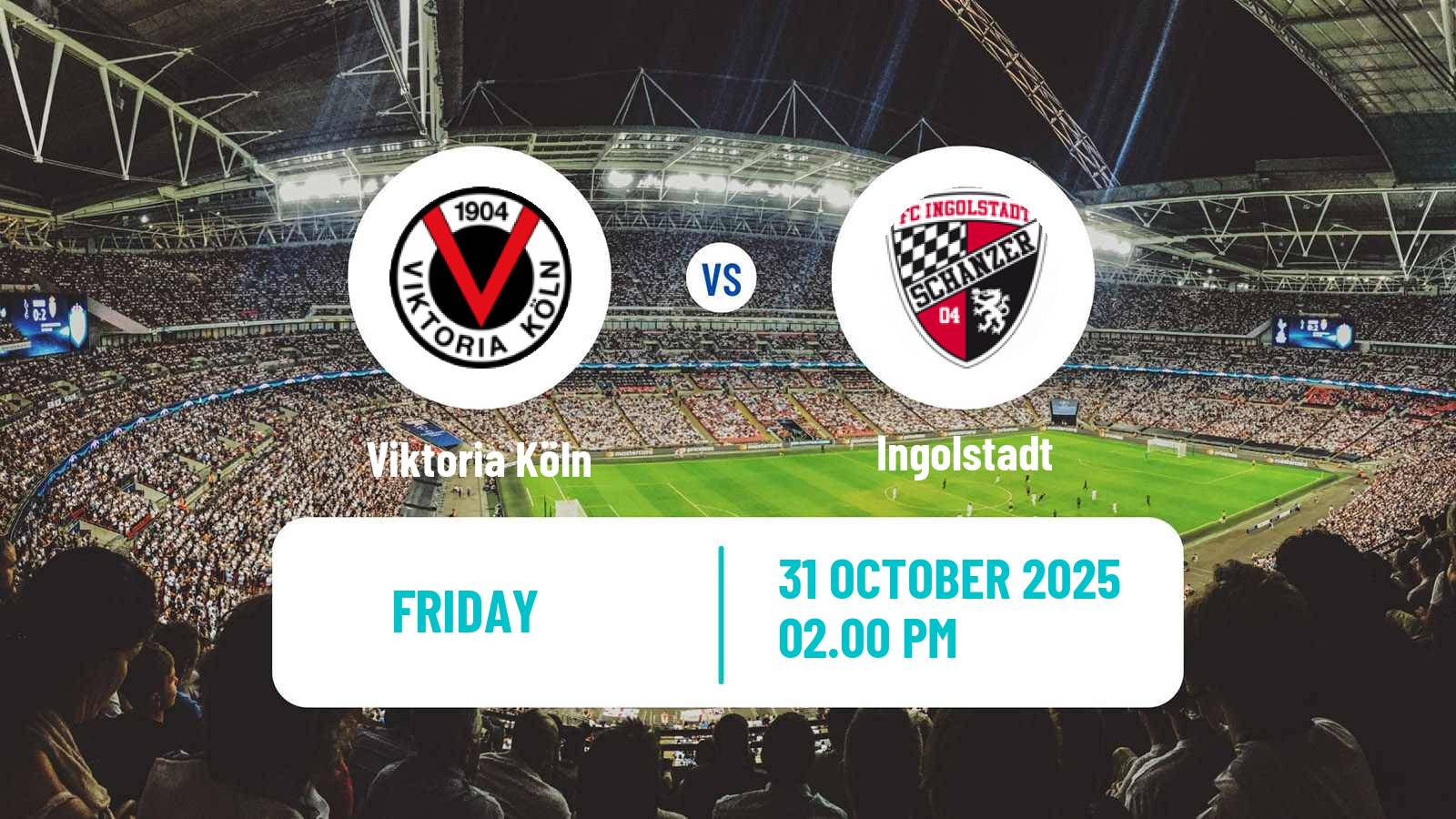 Football German 3 Bundesliga Viktoria Köln - Ingolstadt