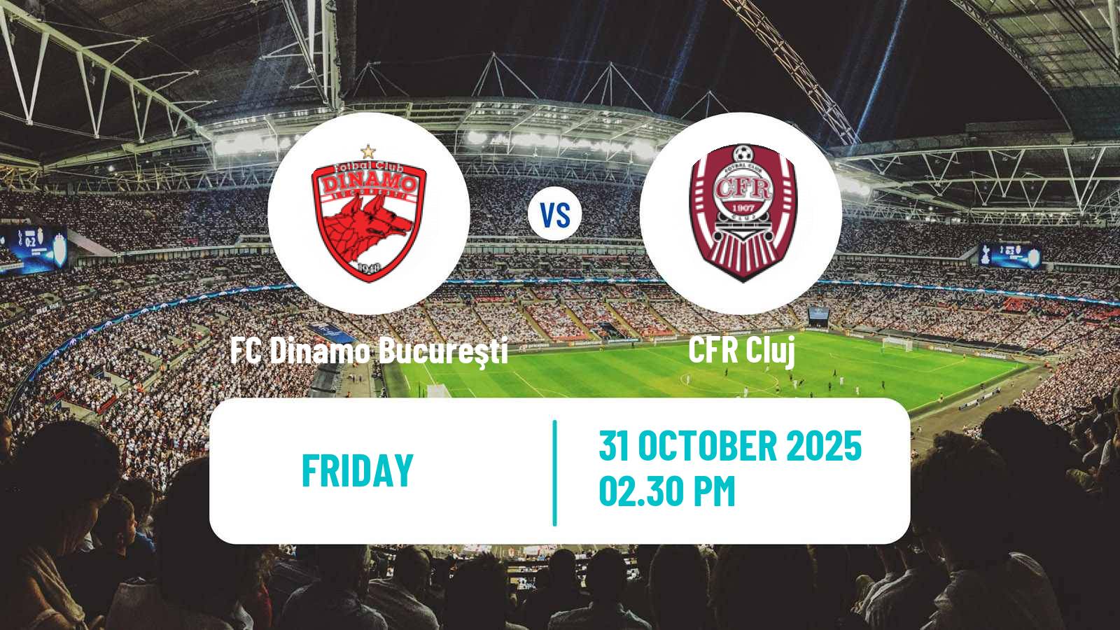 Football Romanian Liga 1 FC Dinamo Bucureşti - CFR Cluj