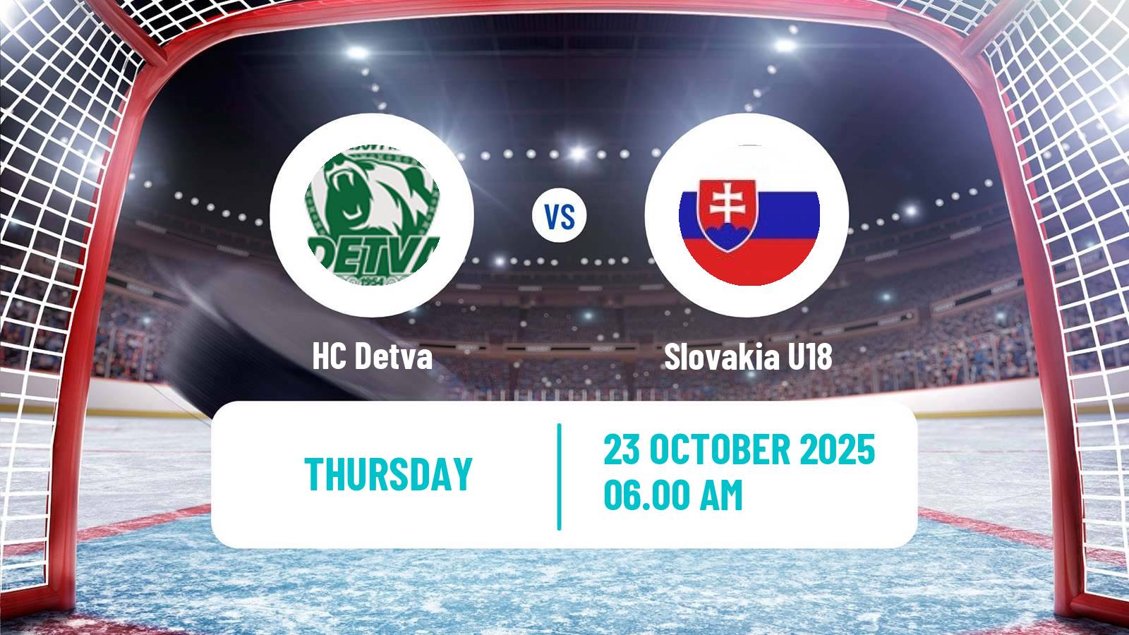Hockey Slovak 1 Liga Hockey Detva - Slovakia U18