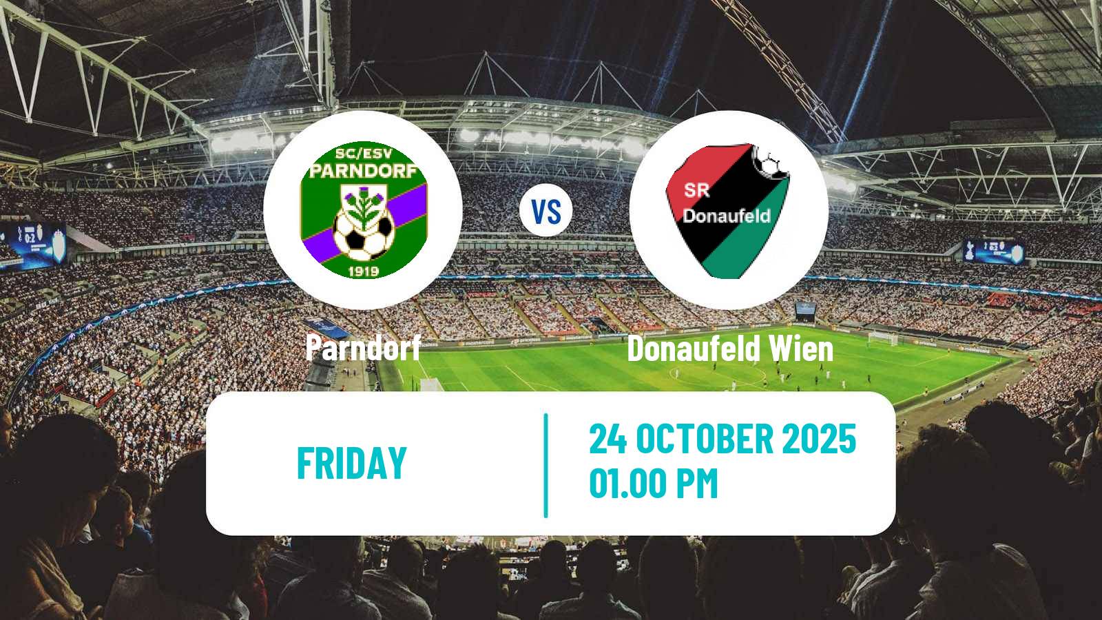 Football Austrian Regionalliga East Parndorf - Donaufeld Wien