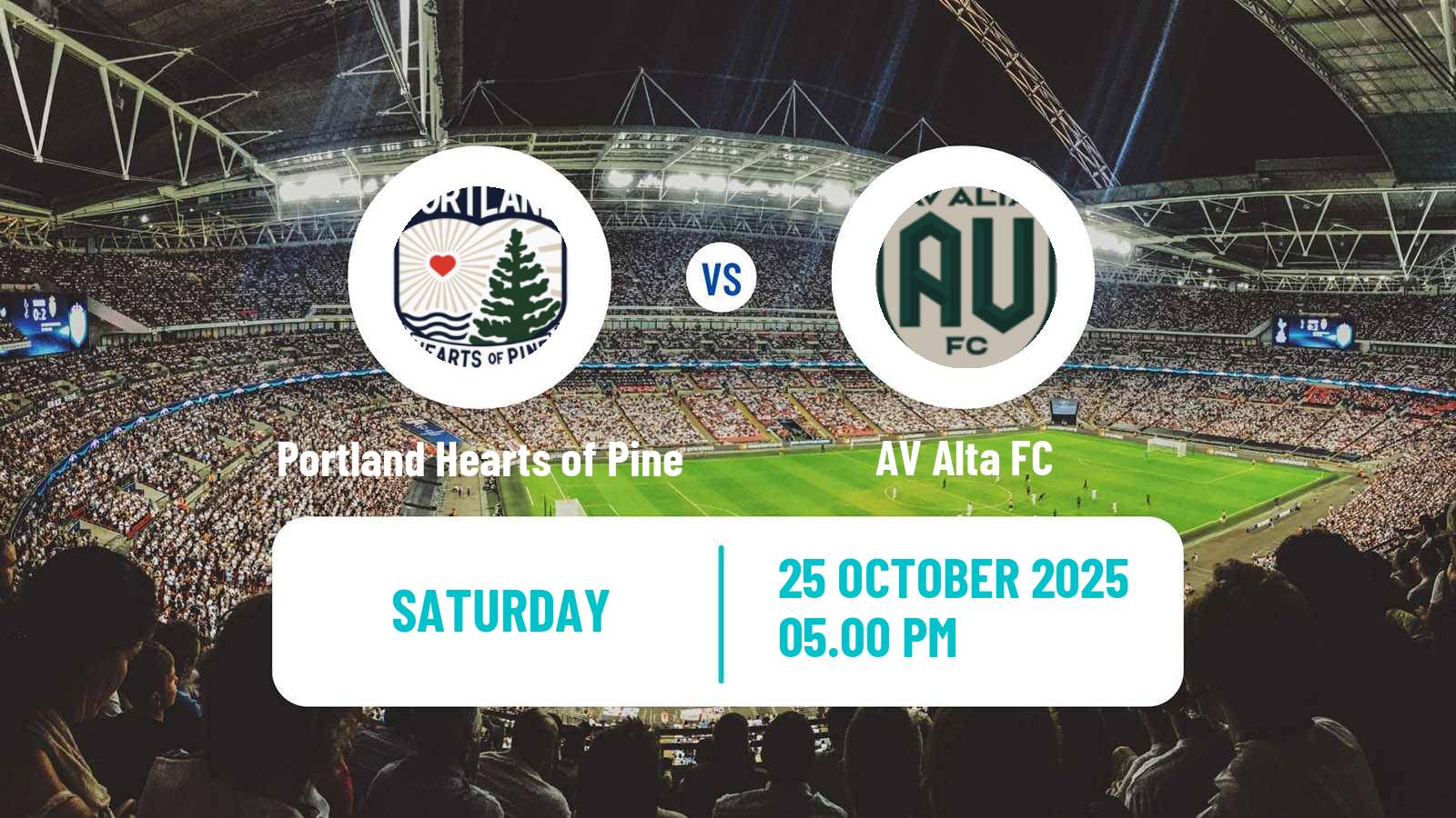 Football USL League One Portland Hearts of Pine - AV Alta