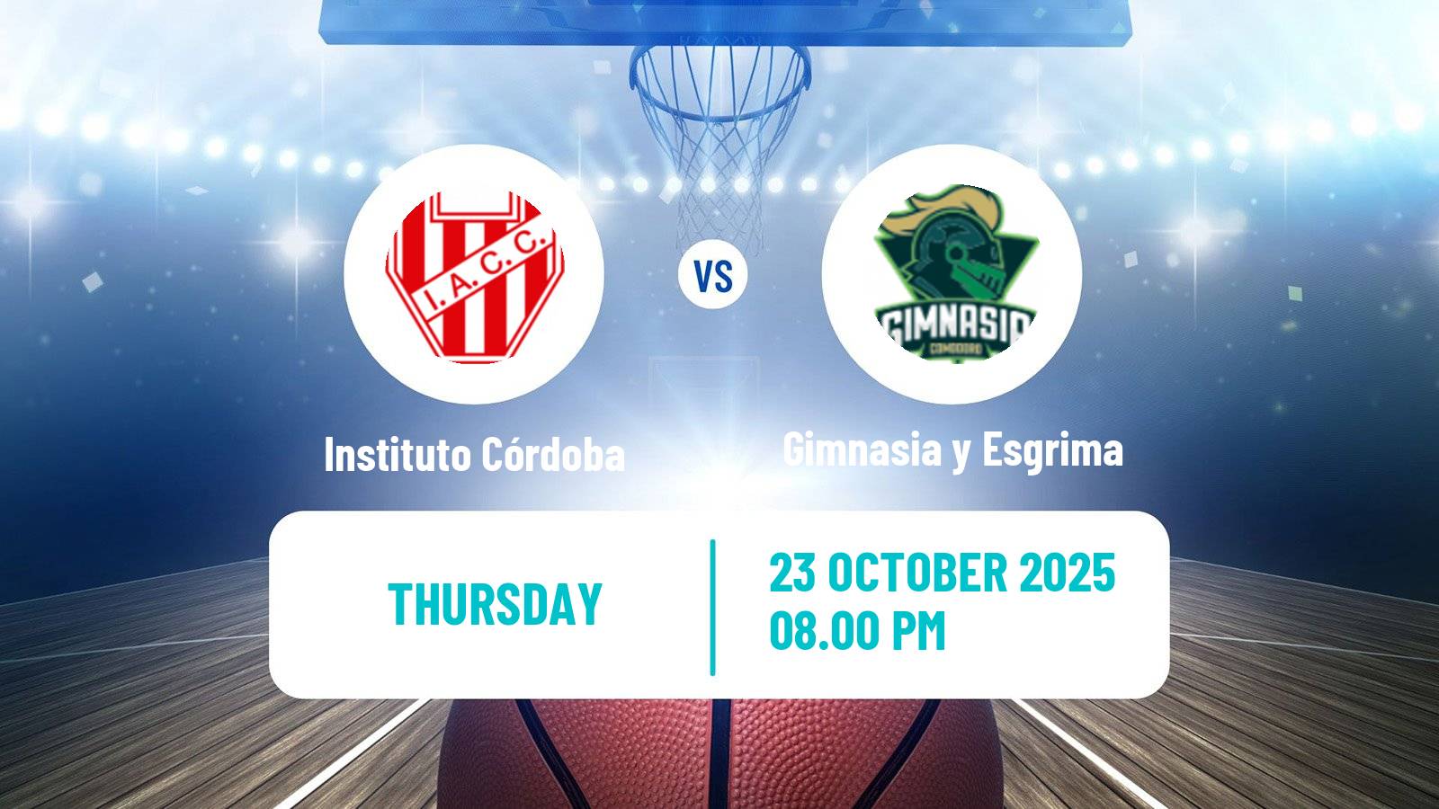 Basketball Argentinian LNB Instituto Córdoba - Gimnasia y Esgrima