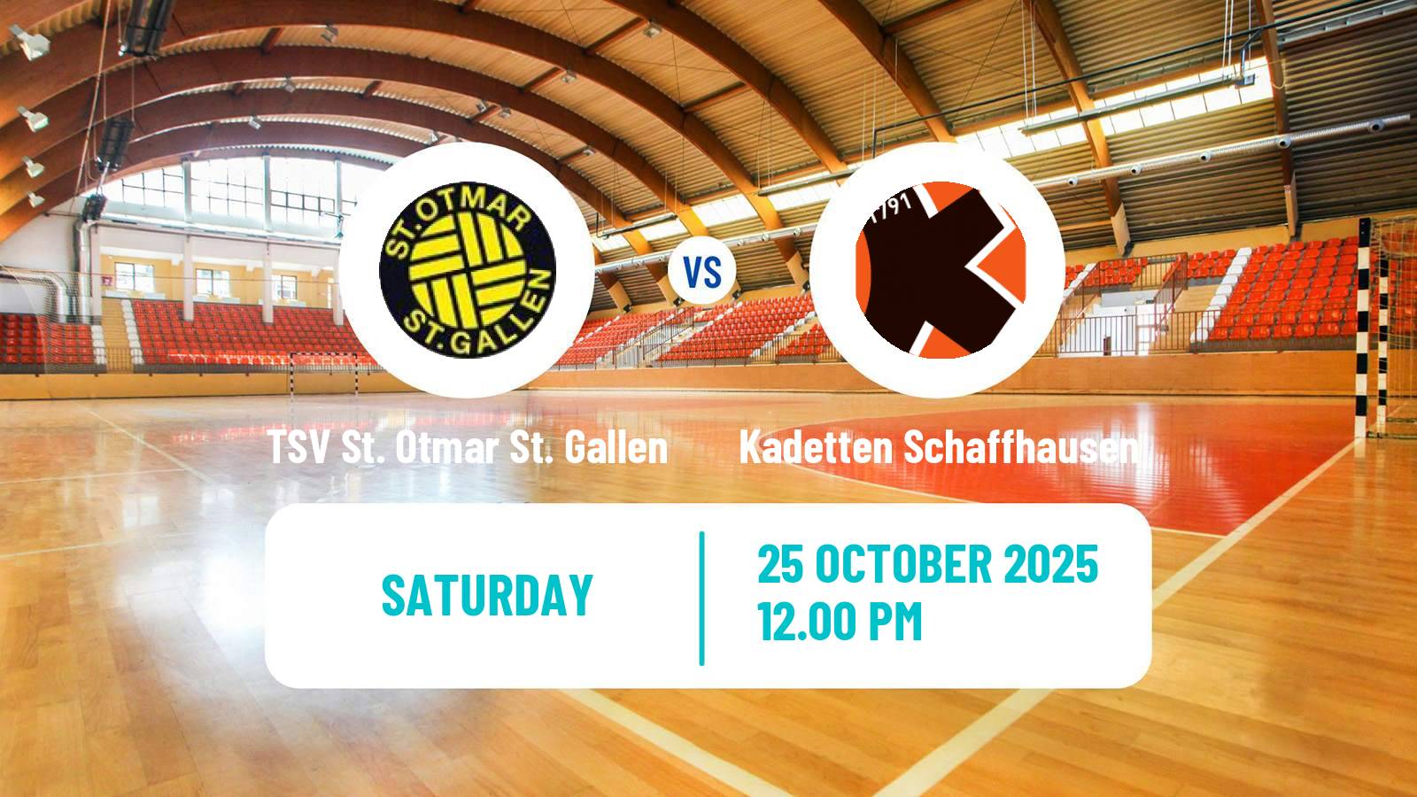 Handball Swiss NLA Handball TSV St. Otmar St. Gallen - Kadetten Schaffhausen