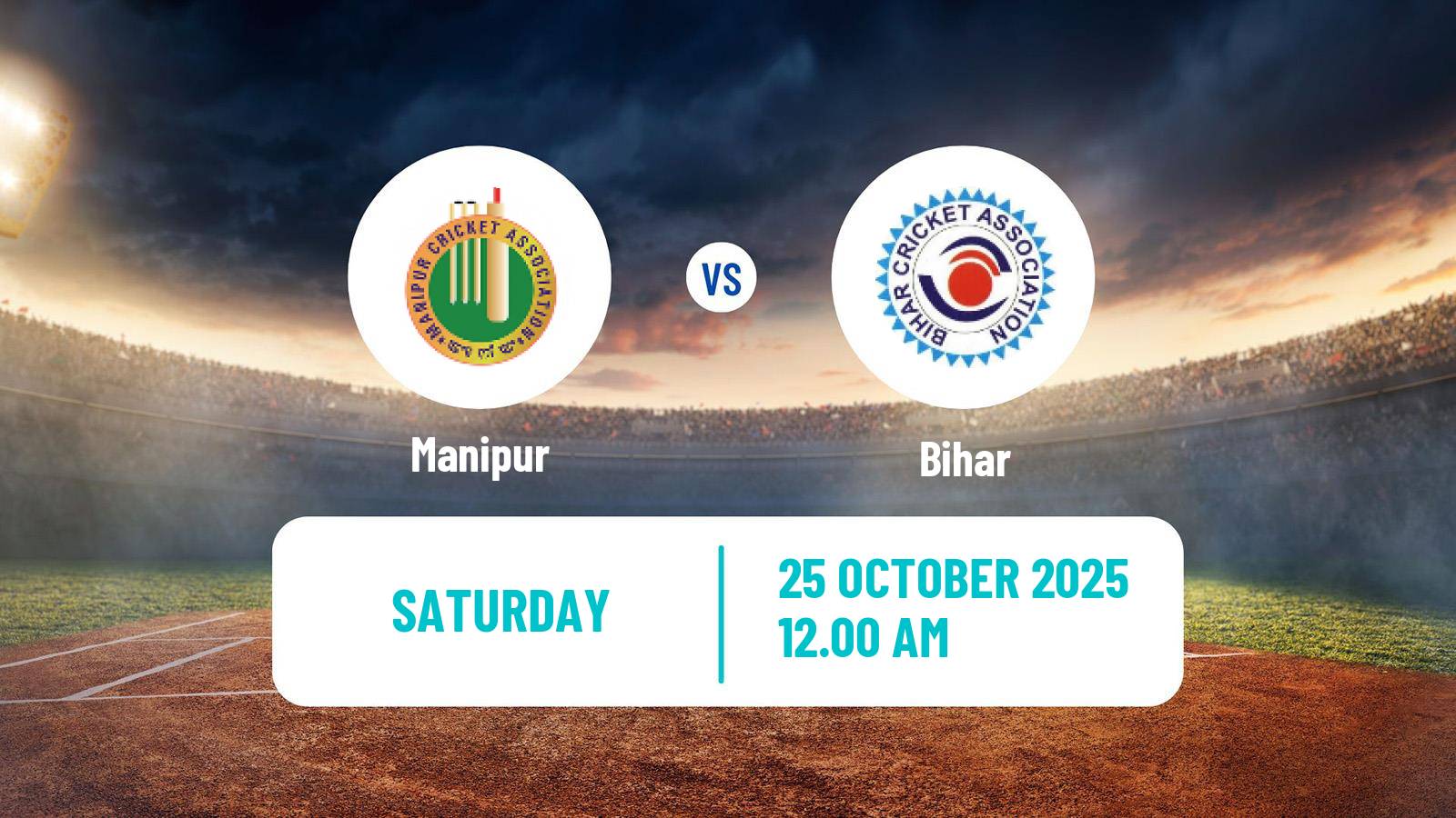 Cricket Ranji Trophy Manipur - Bihar