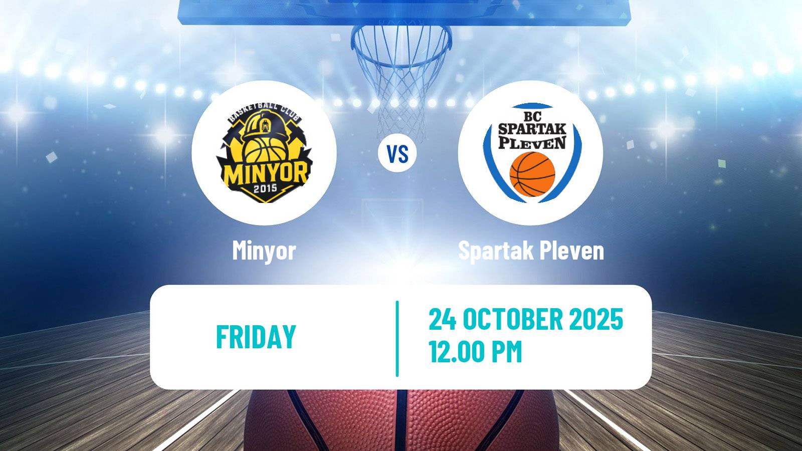 Basketball Bulgarian NBL Minyor - Spartak Pleven