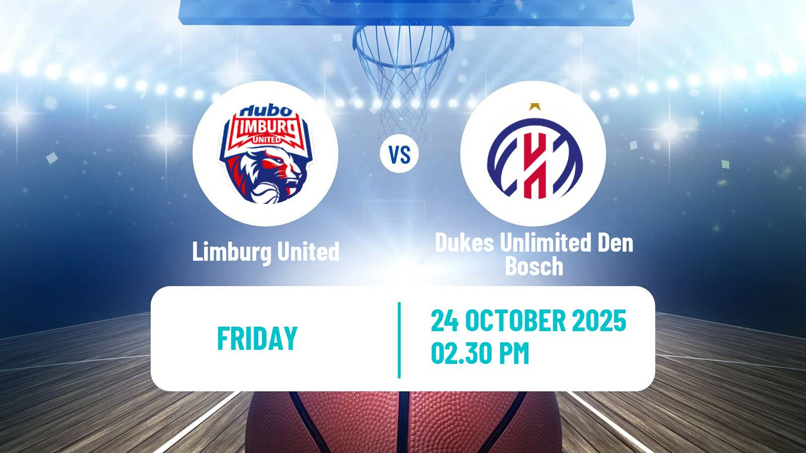 Basketball BNXT League Limburg United - Dukes Unlimited Den Bosch