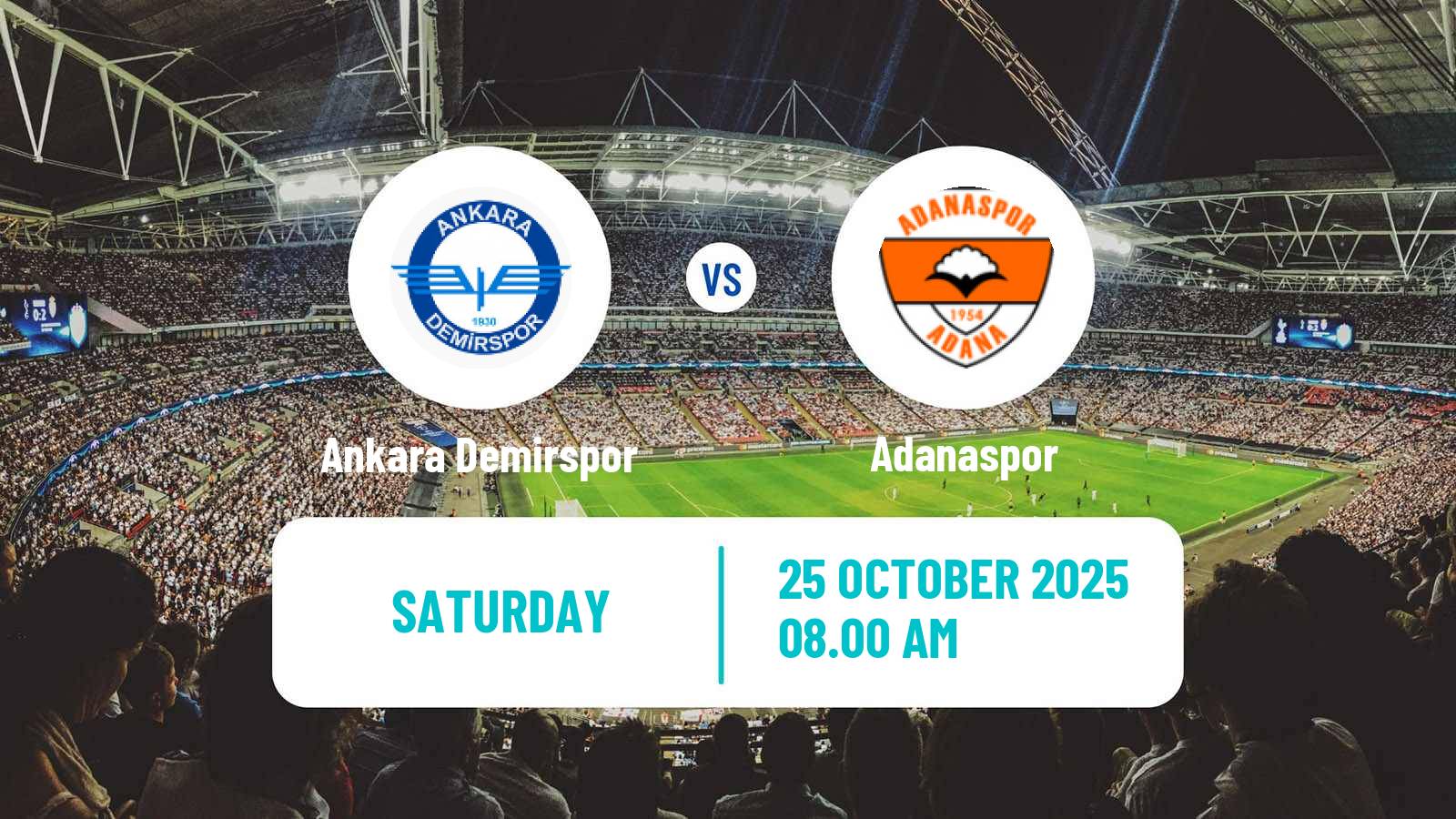 Football Turkish Second League Red Group Ankara Demirspor - Adanaspor
