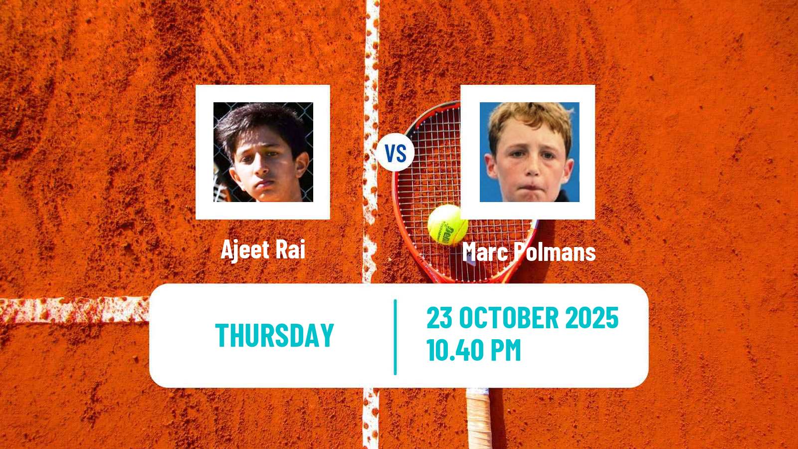 Tennis ITF M25 Brisbane Men Ajeet Rai - Marc Polmans