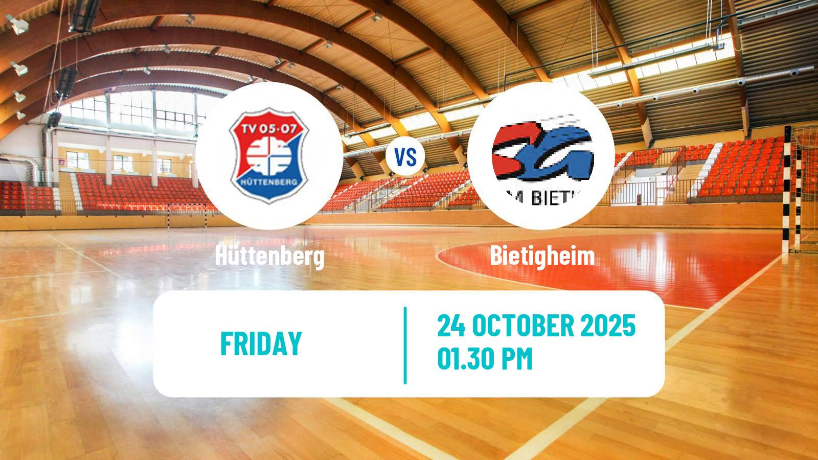 Handball German 2 Bundesliga Handball Hüttenberg - Bietigheim