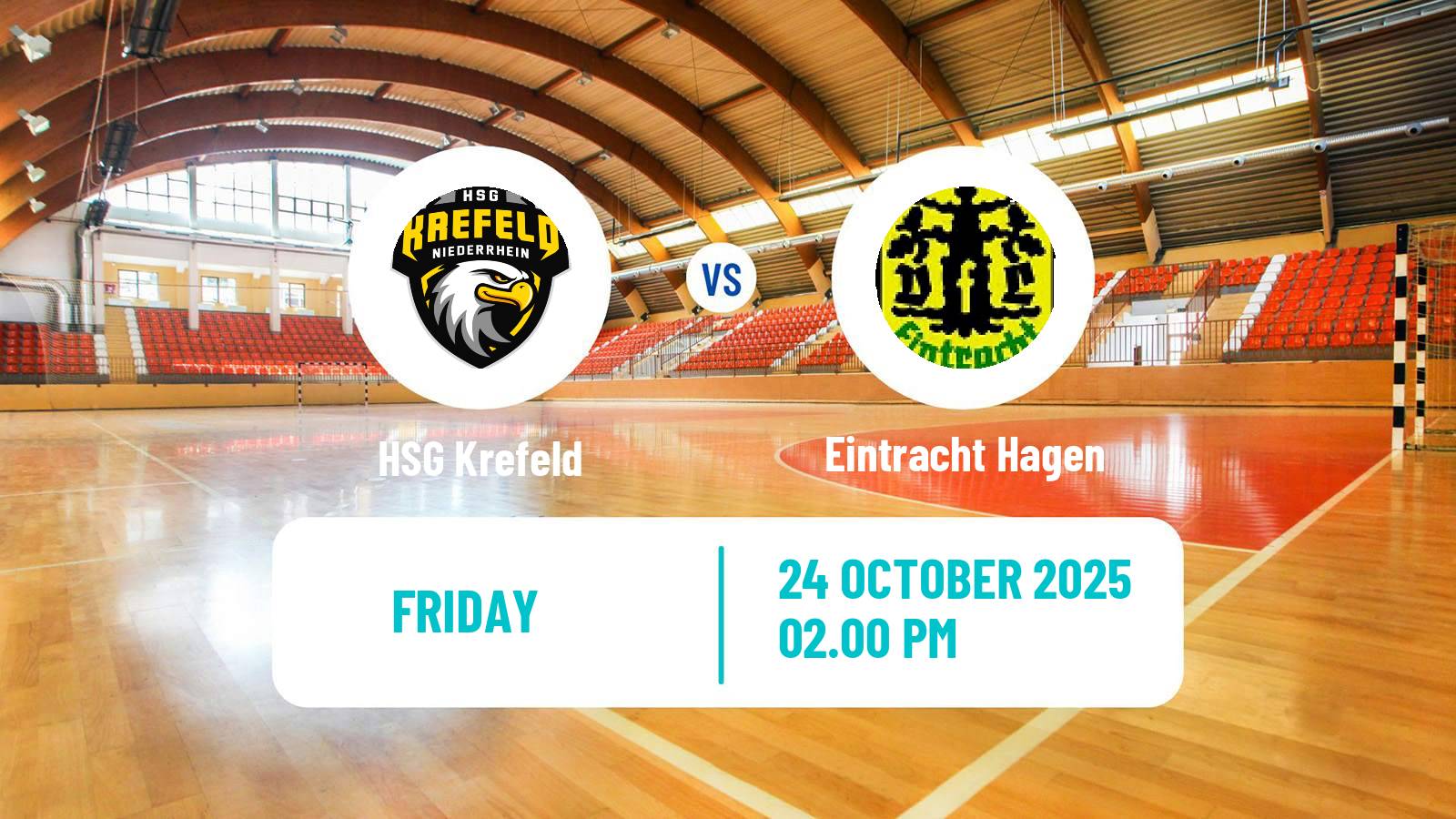 Handball German 2 Bundesliga Handball Krefeld - Eintracht Hagen