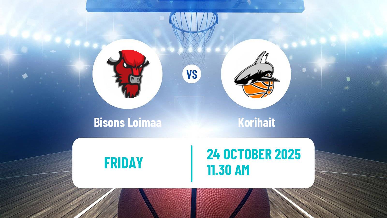 Basketball Finnish Korisliiga Bisons Loimaa - Korihait