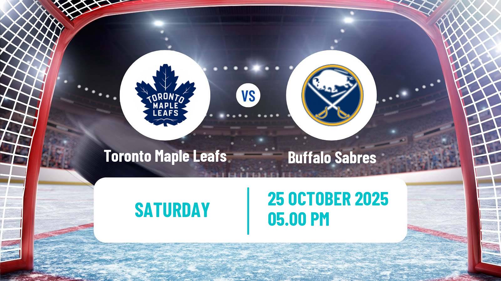 Hockey NHL Toronto Maple Leafs - Buffalo Sabres
