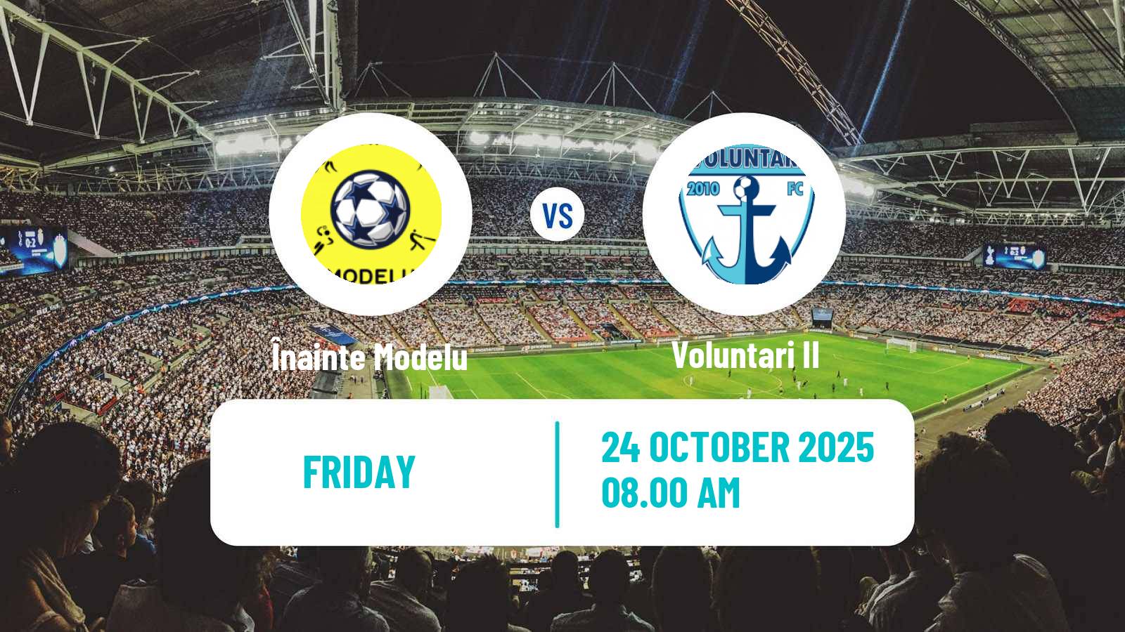 Football Romanian Liga 3 - Seria 3 Înainte Modelu - Voluntari II