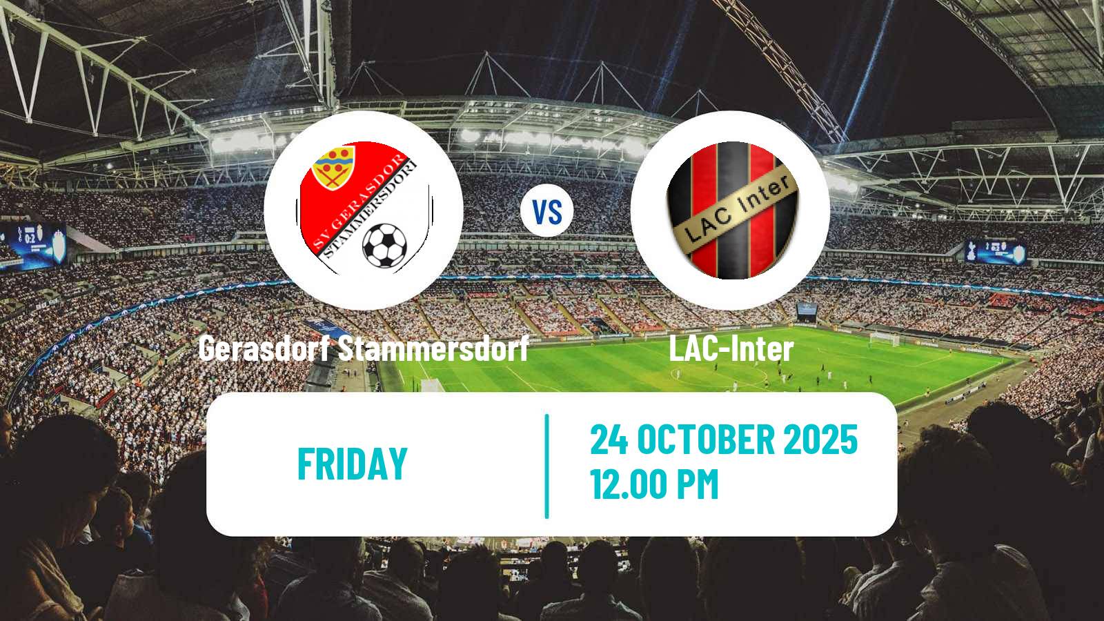 Football Austrian Landesliga Wien Gerasdorf Stammersdorf - LAC-Inter
