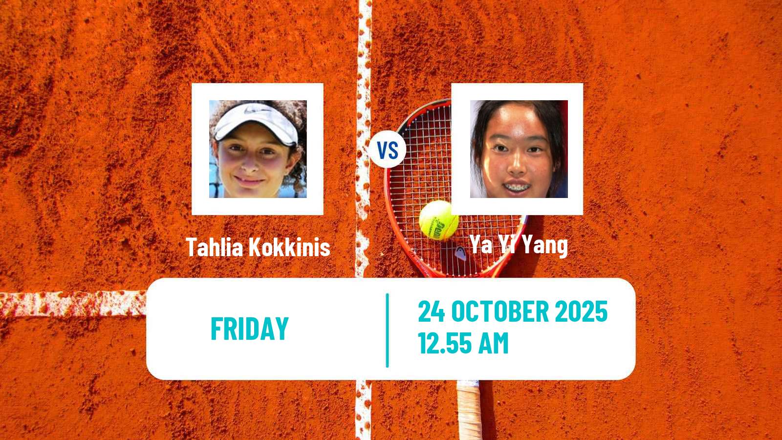 Tennis ITF W35 Brisbane Women Tahlia Kokkinis - Ya Yi Yang