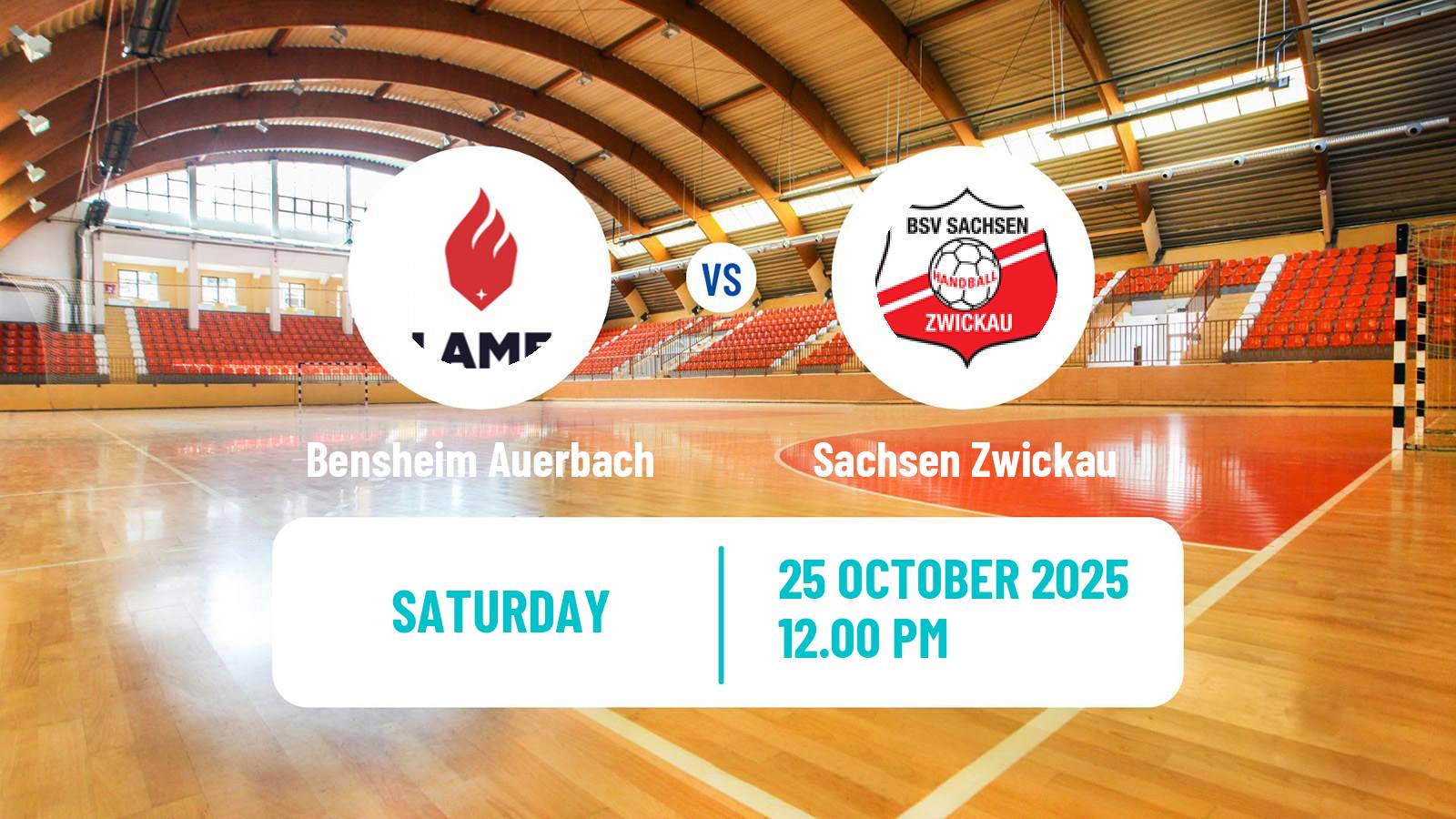 Handball German 1 Bundesliga Handball Women Bensheim Auerbach - Sachsen Zwickau