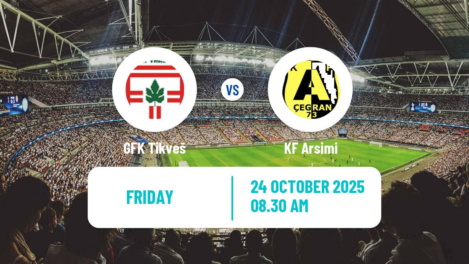 Football North Macedonian 1 MFL Tikveš - Arsimi