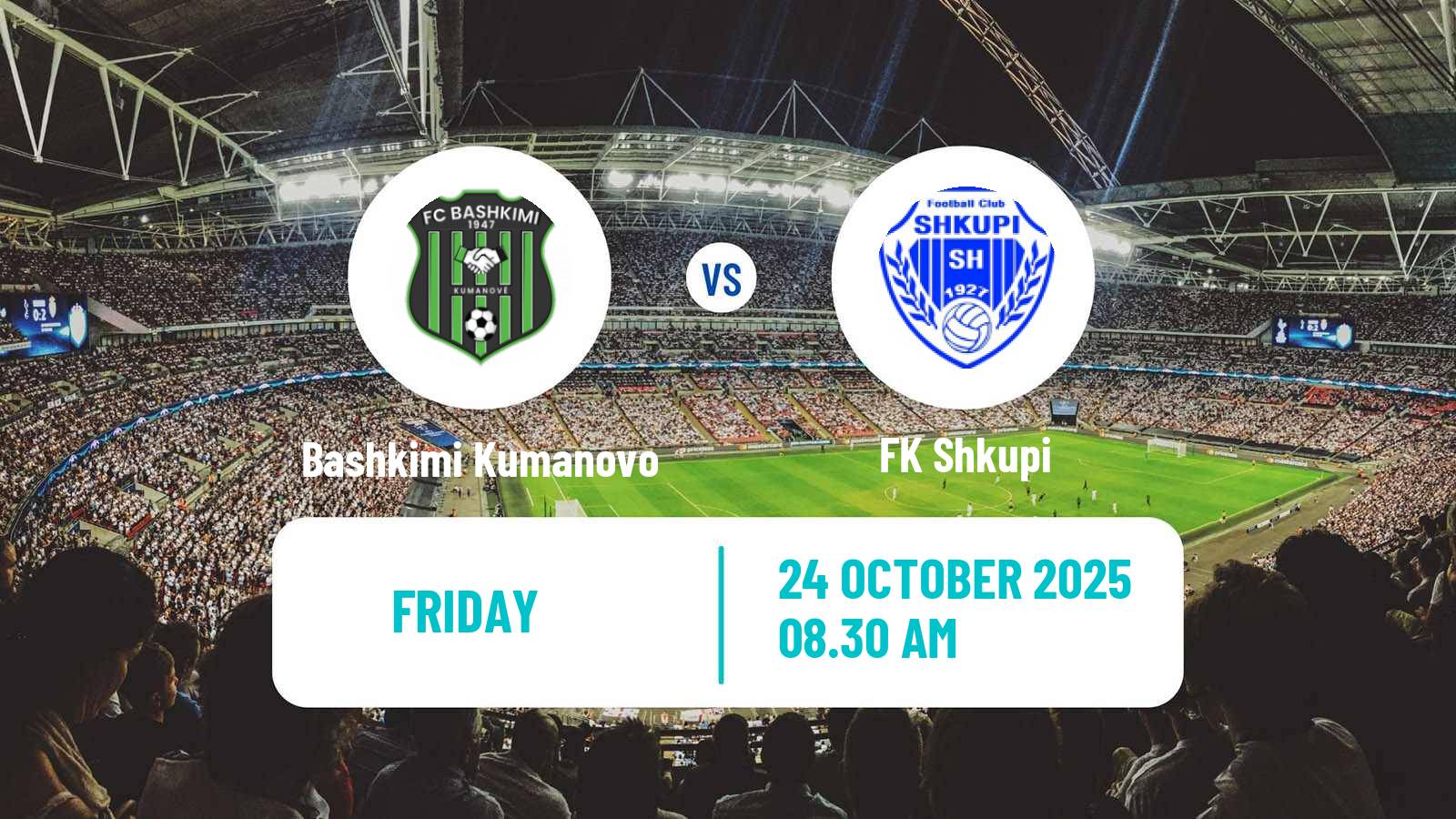 Football North Macedonian 1 MFL Bashkimi Kumanovo - Shkupi
