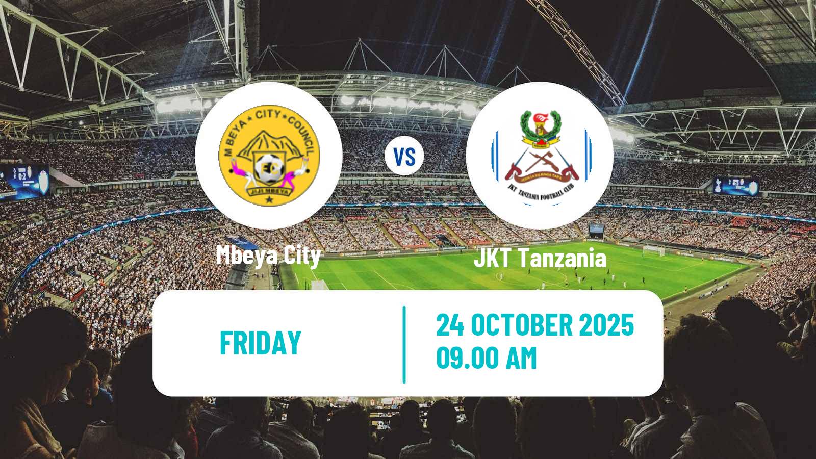 Football Tanzanian Premier League Mbeya City - JKT Tanzania