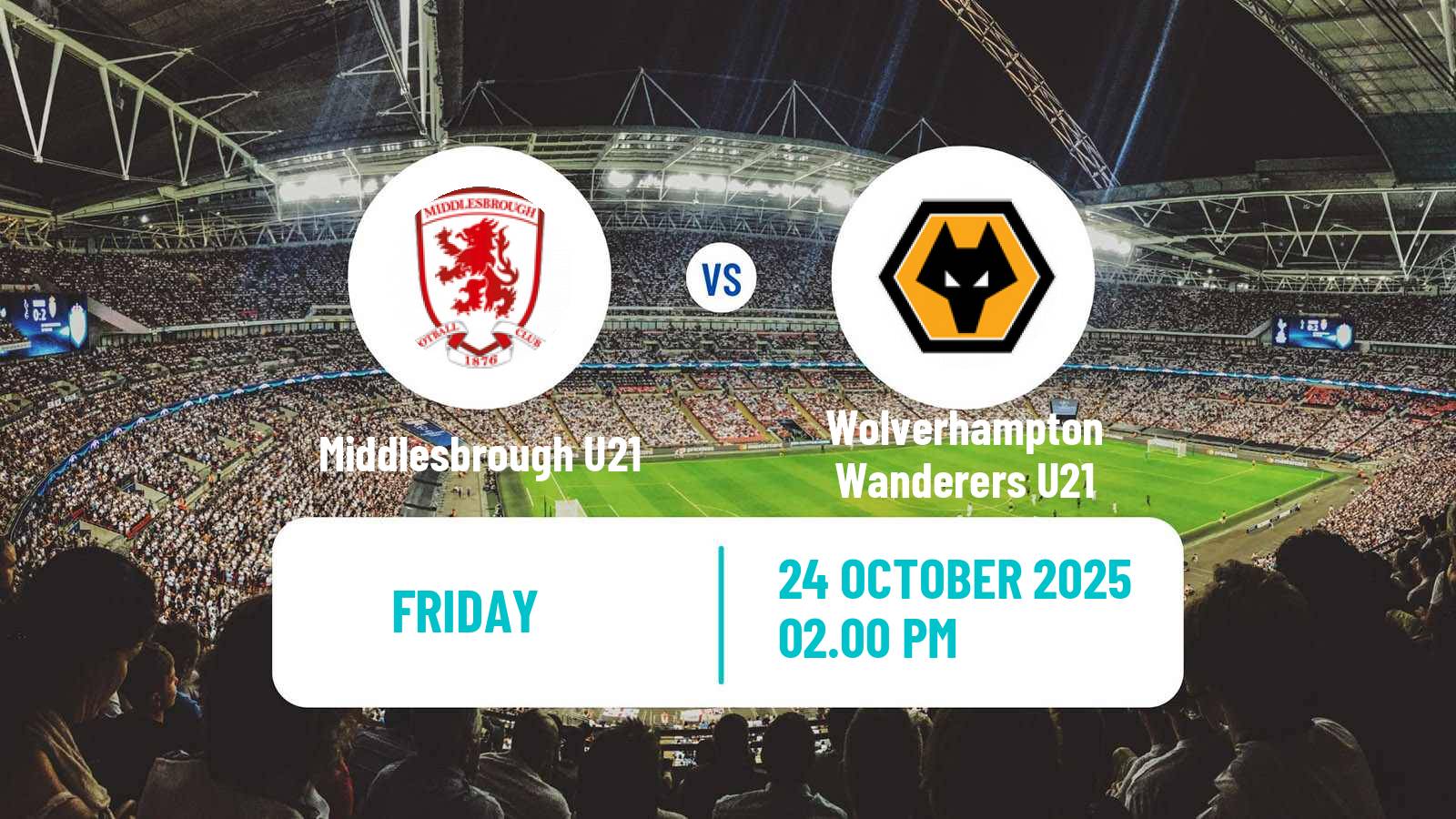 Football English Premier League 2 Middlesbrough U21 - Wolverhampton Wanderers U21