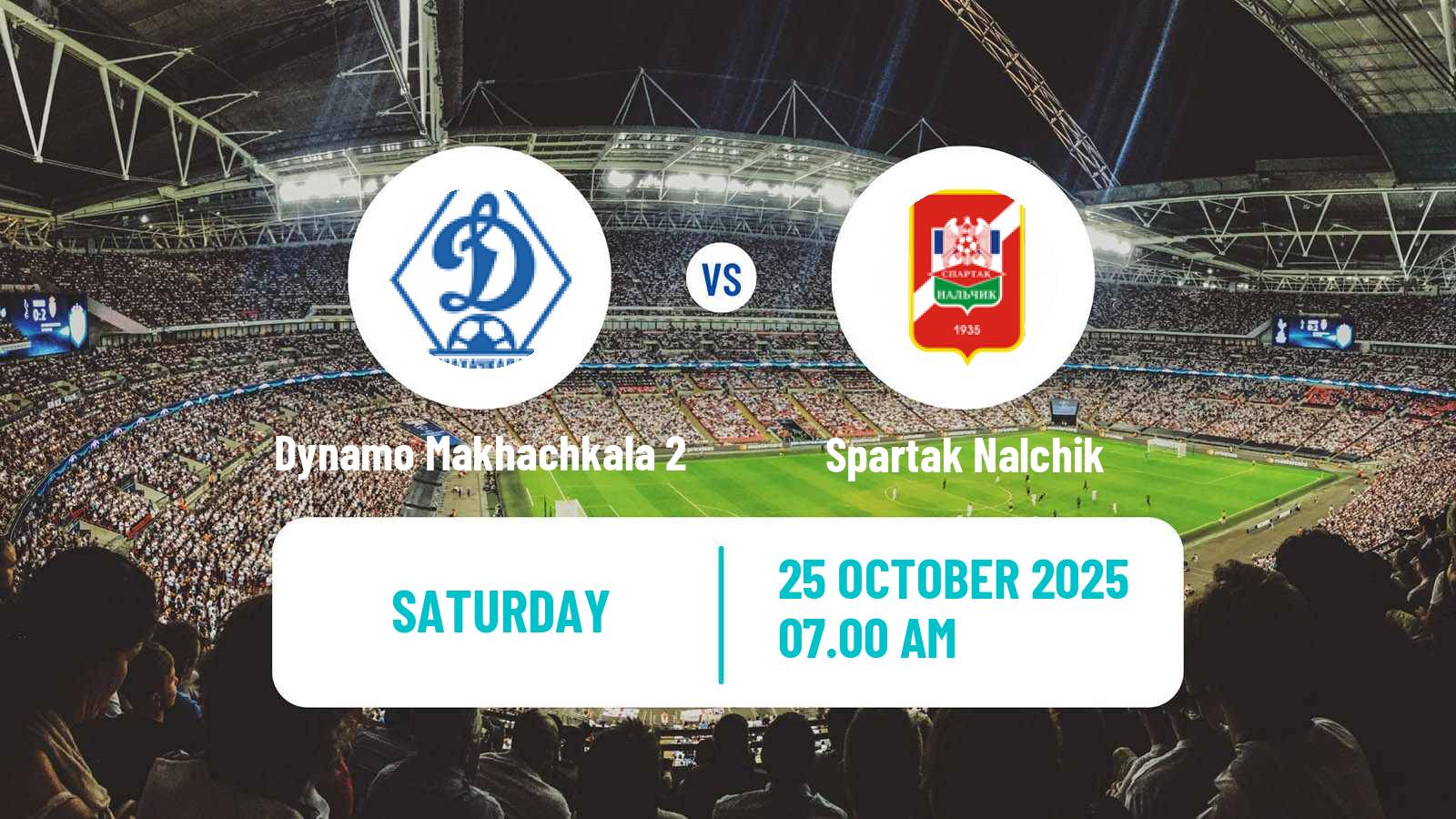 Football FNL 2 Division B Group 1 Dynamo Makhachkala 2 - Spartak Nalchik