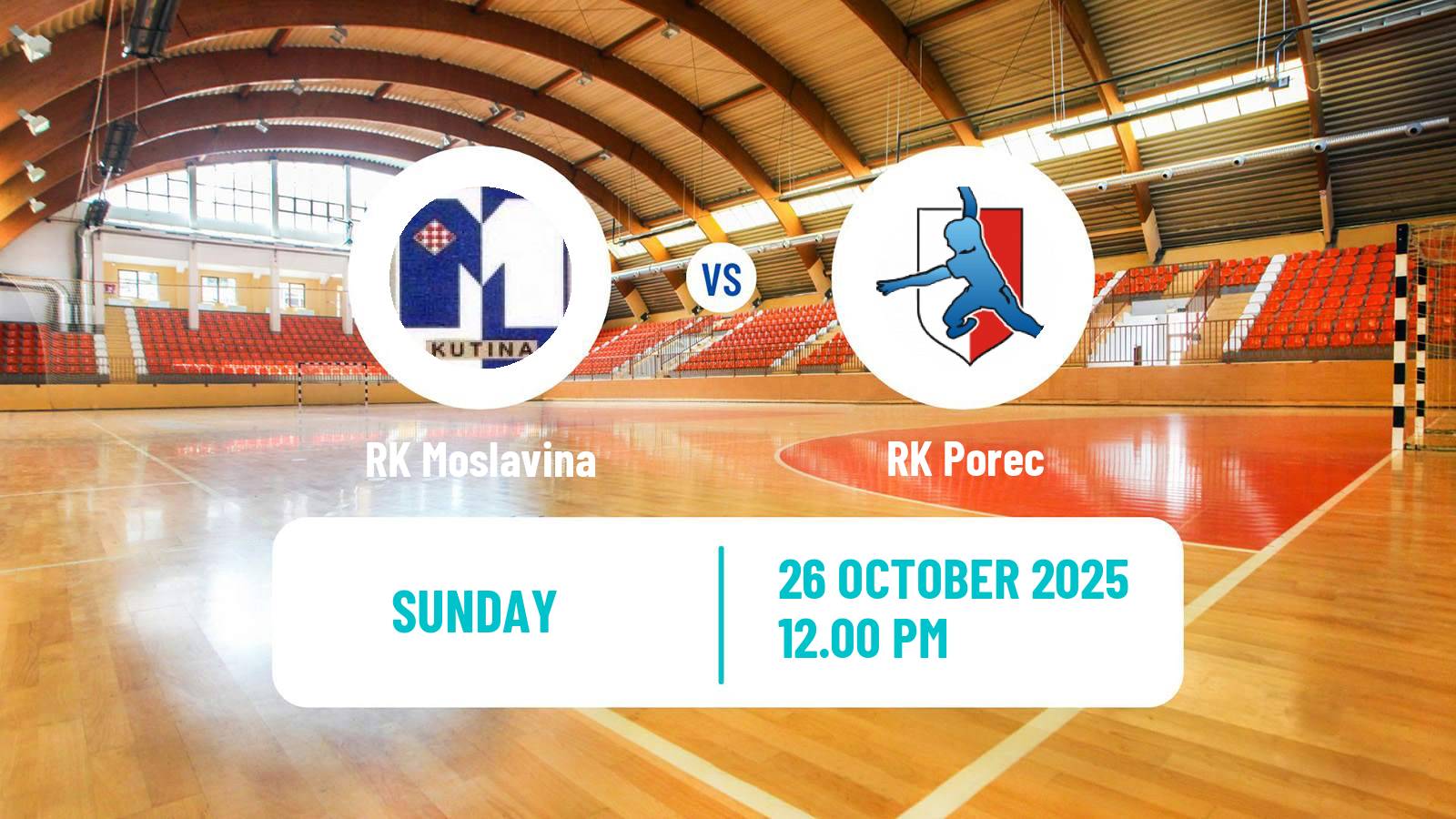 Handball Croatian Premijer Liga Handball Moslavina - Porec