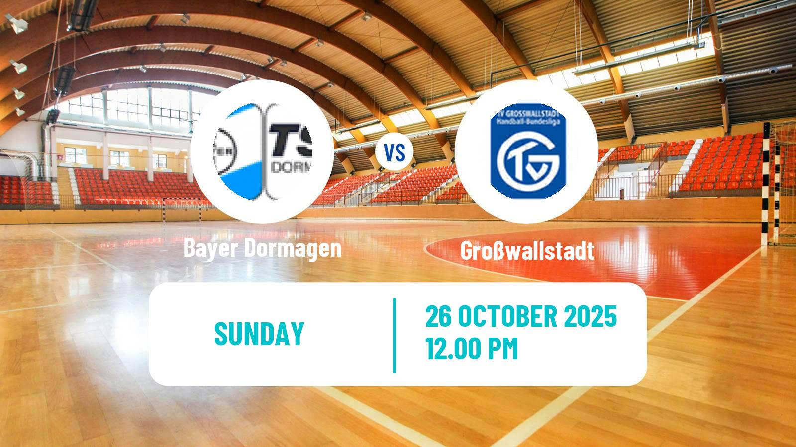 Handball German 2 Bundesliga Handball Bayer Dormagen - Großwallstadt