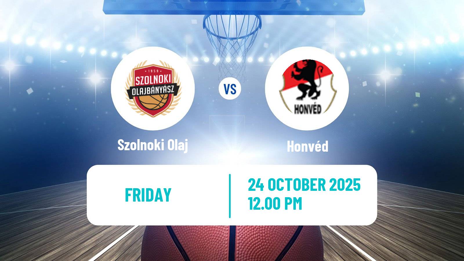 Basketball Hungarian NB I Basketball Szolnoki Olaj - Honvéd