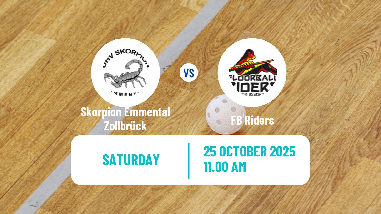 Floorball Swiss NLA Floorball Women Skorpion Emmental Zollbrück - FB Riders