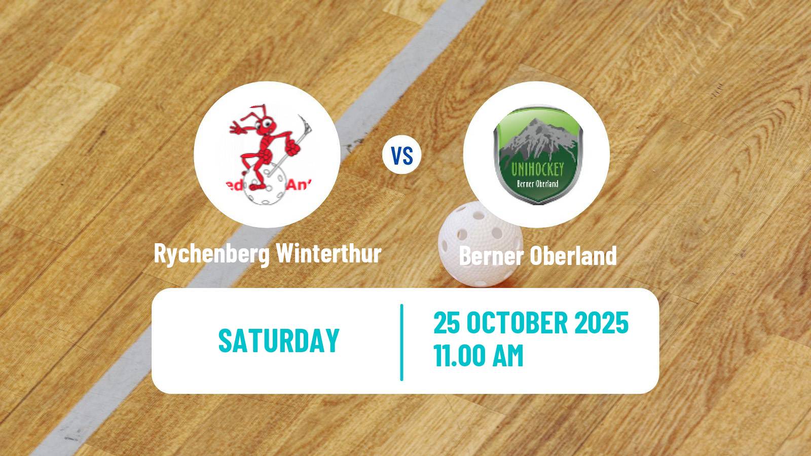 Floorball Swiss NLA Floorball Women Rychenberg Winterthur - Berner Oberland