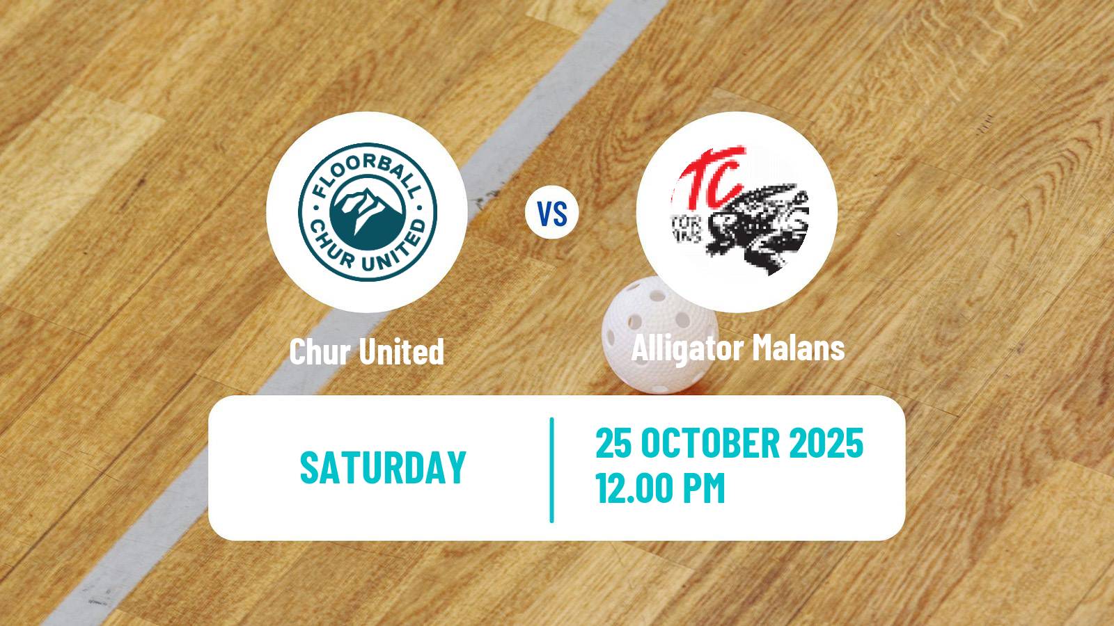 Floorball Swiss NLA Floorball Chur United - Alligator Malans