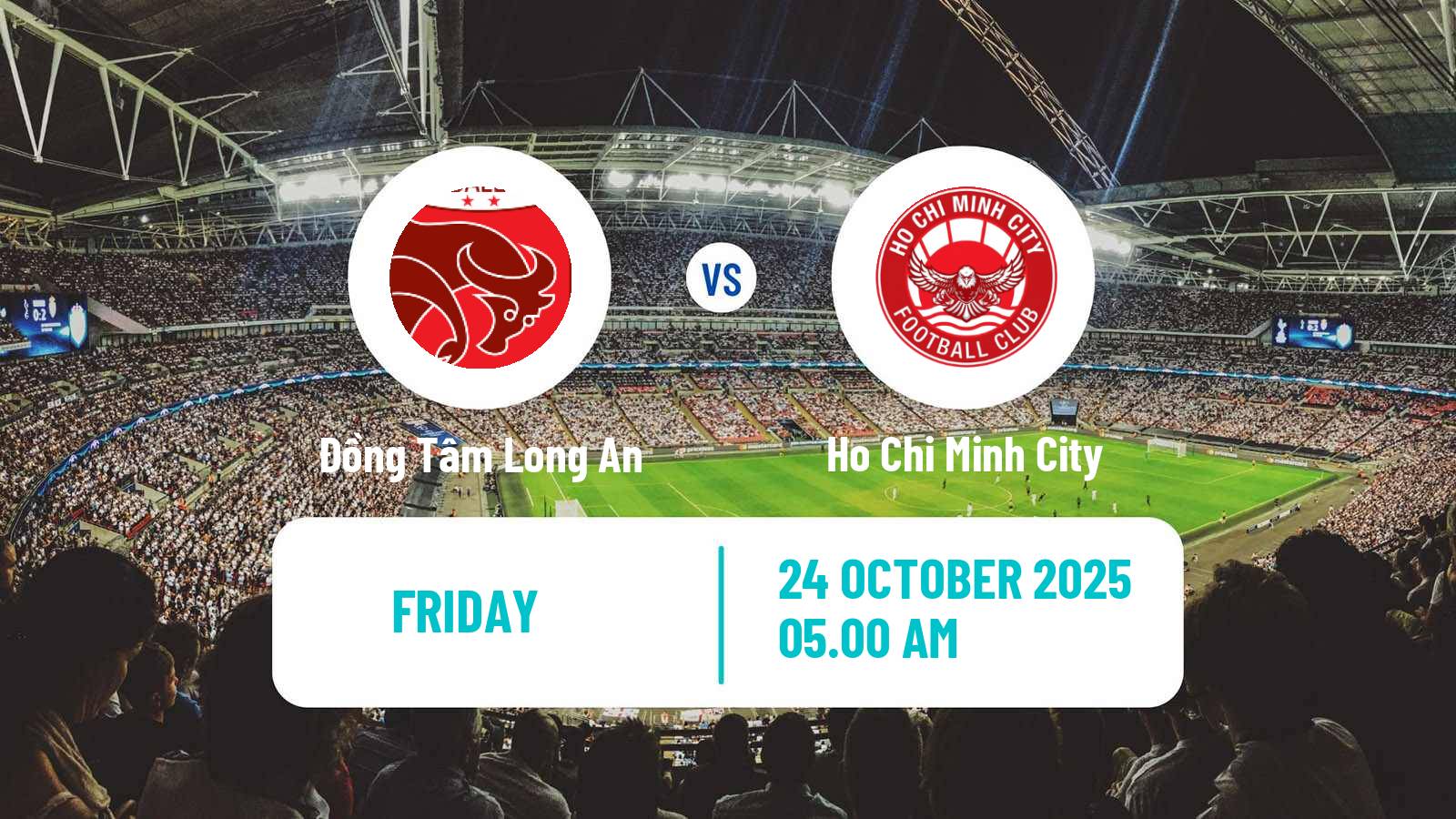 Football Vietnamese V League 2 Đồng Tâm Long An - Ho Chi Minh City
